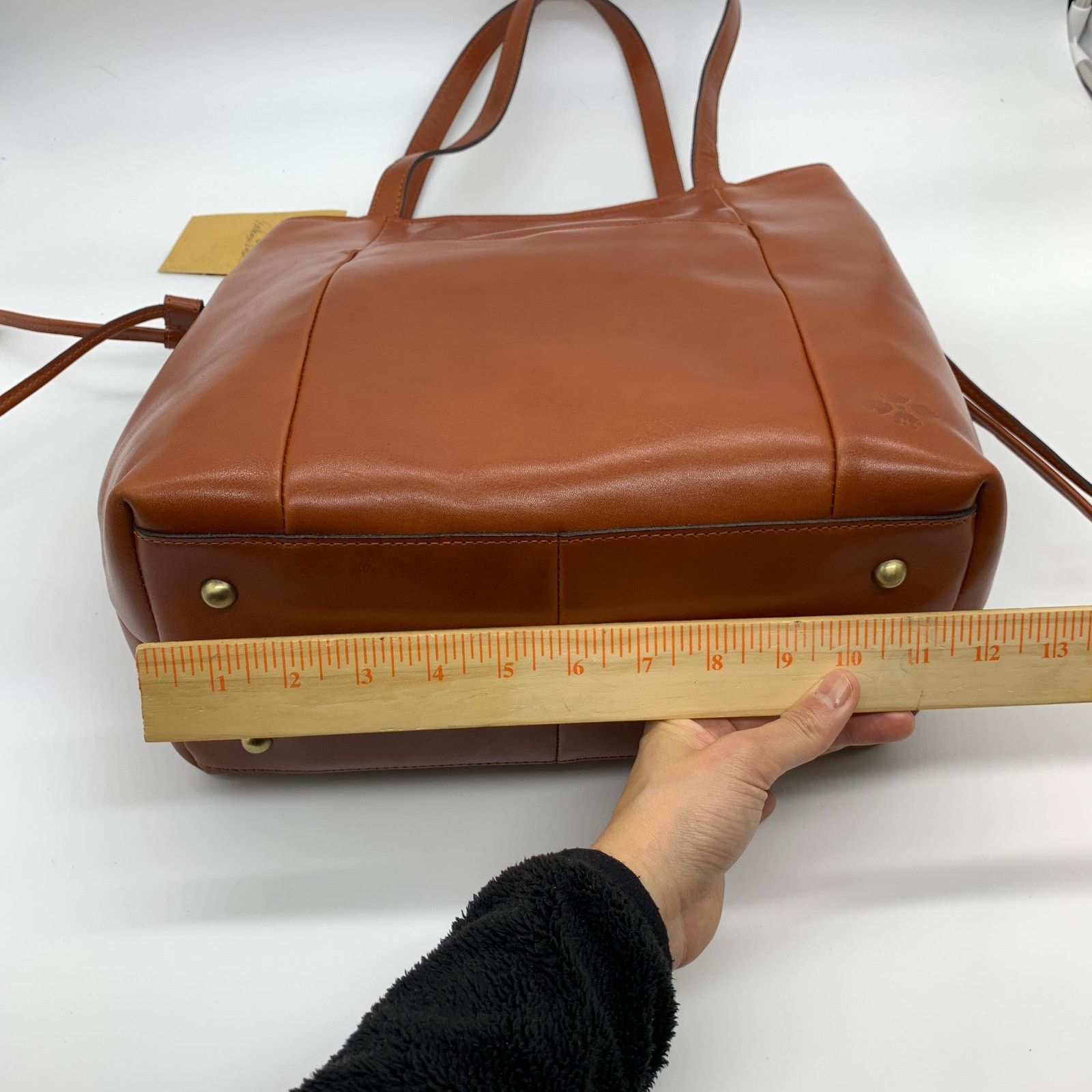Other Patricia Nash Everton Slouchy Tote Cinnamon Brown Leather Size ONE SIZE - 6 Thumbnail