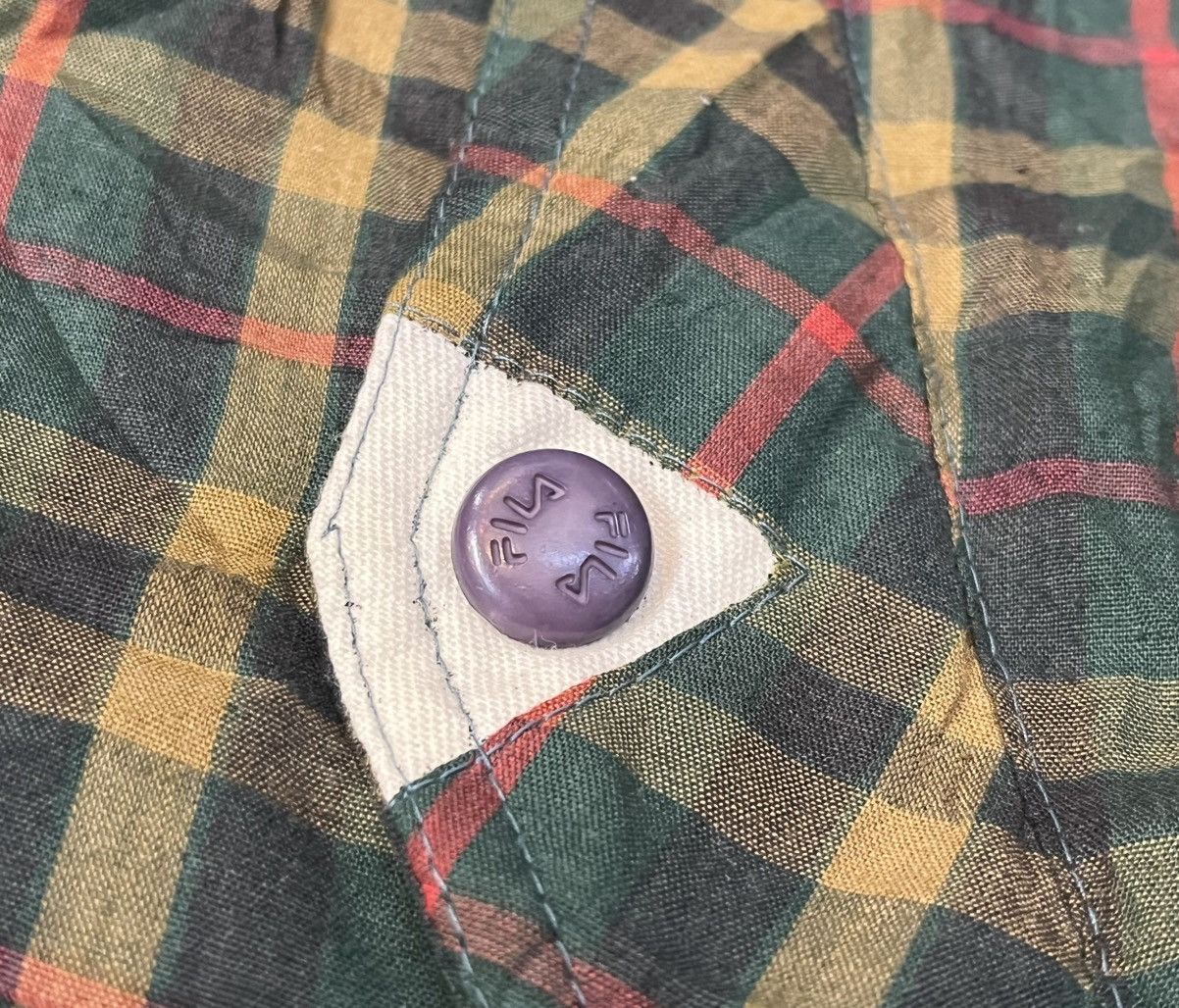 Fila Vintage FILA reversible plaid bomber jacket Size US L / EU 52-54 / 3 - 6 Thumbnail
