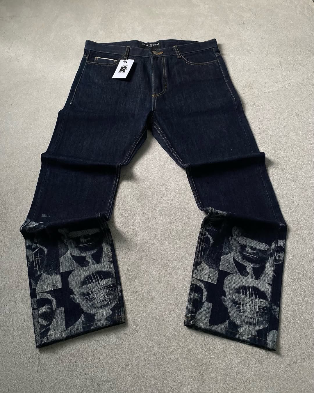 I Am Not A Human Being I Am Not Human Being Graphic Selvedge Pants Size US 32 / EU 48 - 3 Thumbnail