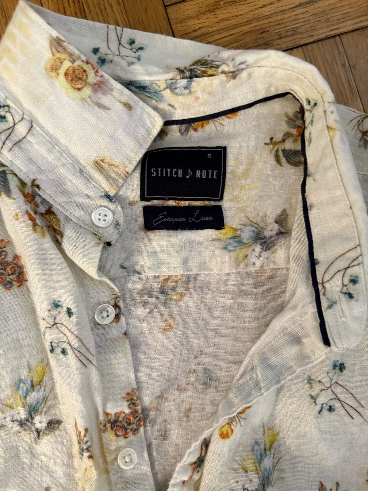 Stitch Note Stitch Note Floral Button Up Size US M / EU 48-50 / 2 - 3 Thumbnail