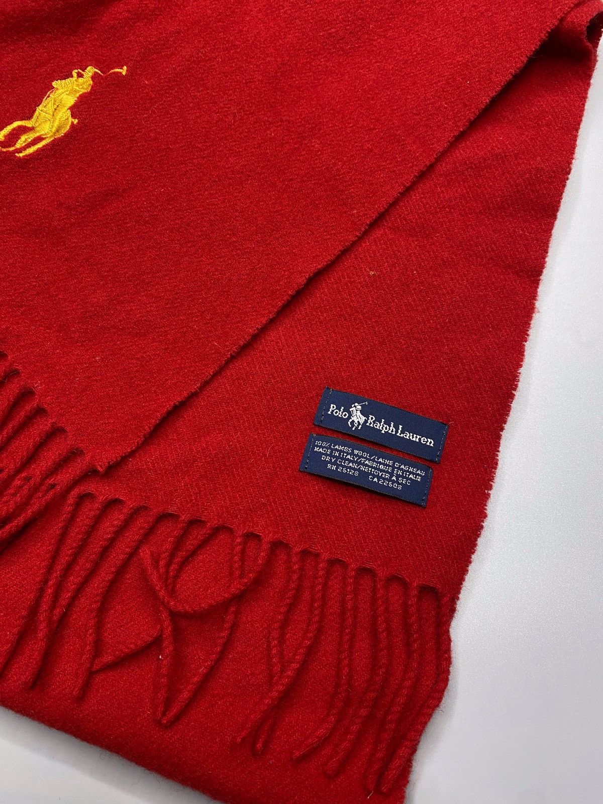 Polo Ralph Lauren × Vintage POLO RALPH LAUREN SCARF MUFFLER WOOL Size ONE SIZE - 4 Thumbnail