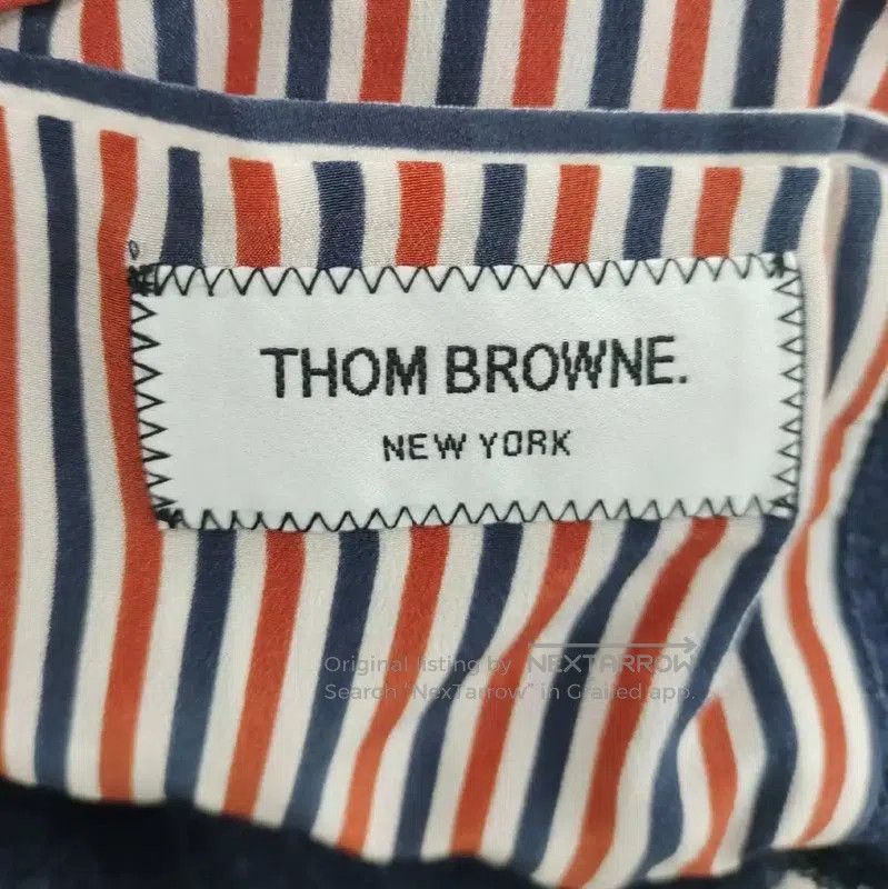 Thom Browne Thom Browne Navy Cotton Women's Coat . Size M / US 6-8 / IT 42-44 - 3 Thumbnail