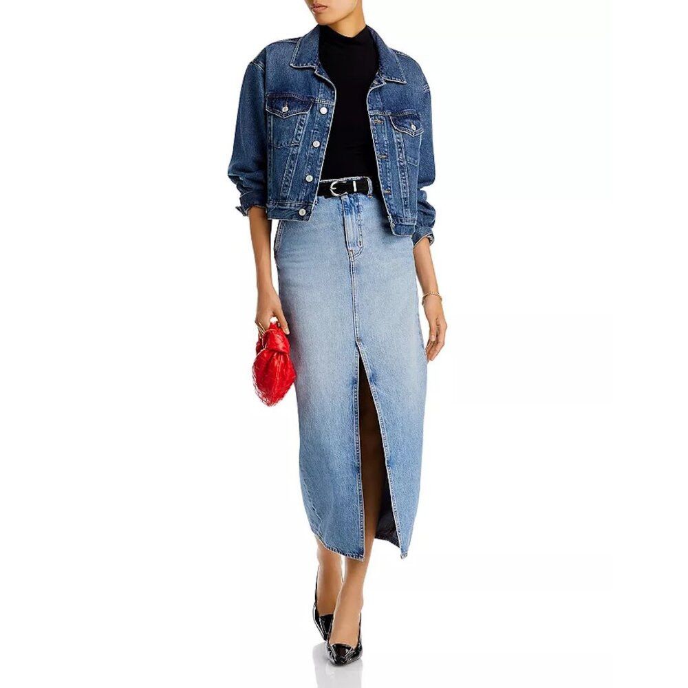 Derek Lam 10 Crosby NWT New $295 Derek Lam 10 Crosby Cotton High Rise Denim Max Size 28" / US 6 / IT 42 - 1 Thumbnail