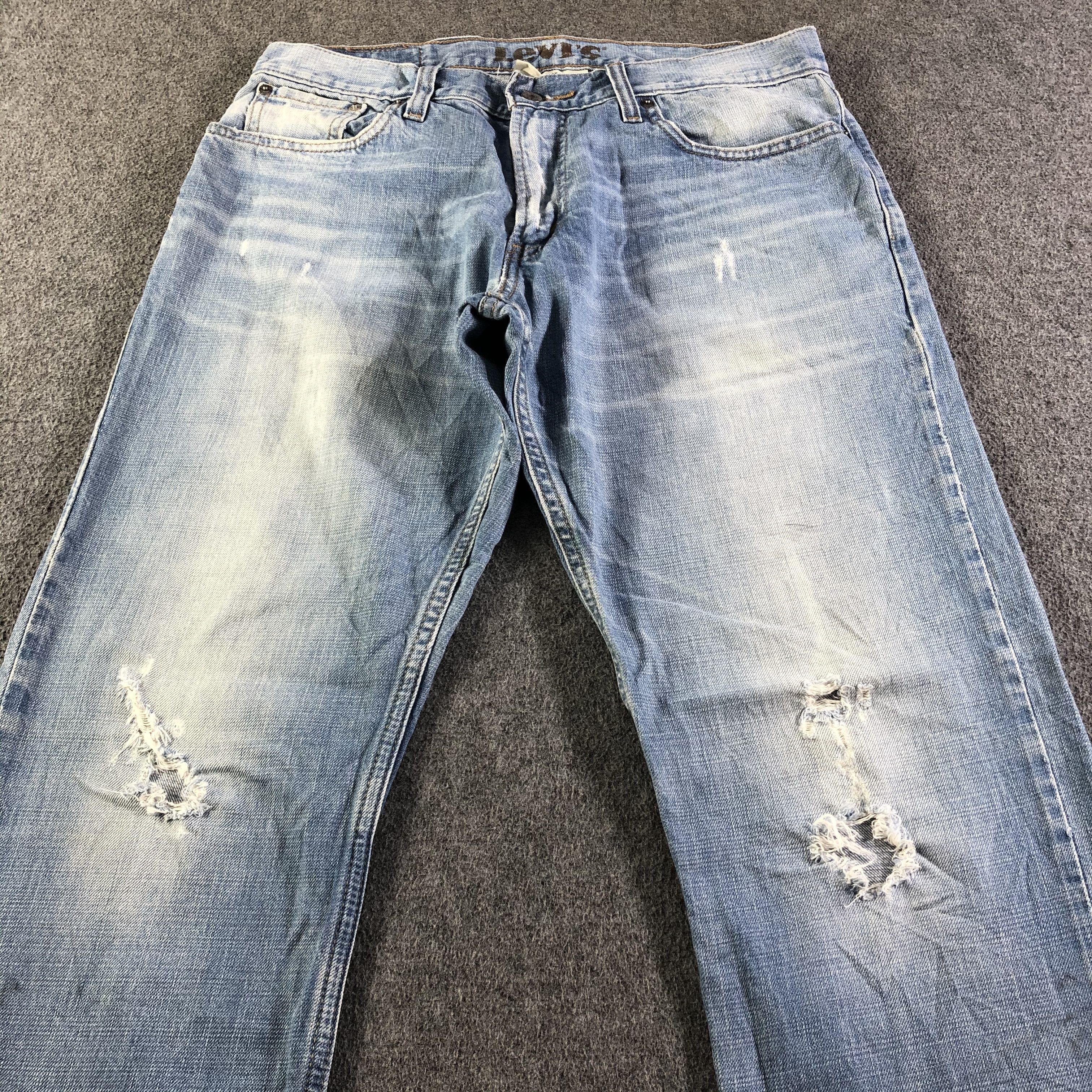 Levi's Vintage Blue Wash Levis 527 Flare Jeans-J4479 Size US 34 / EU 50 - 3 Thumbnail