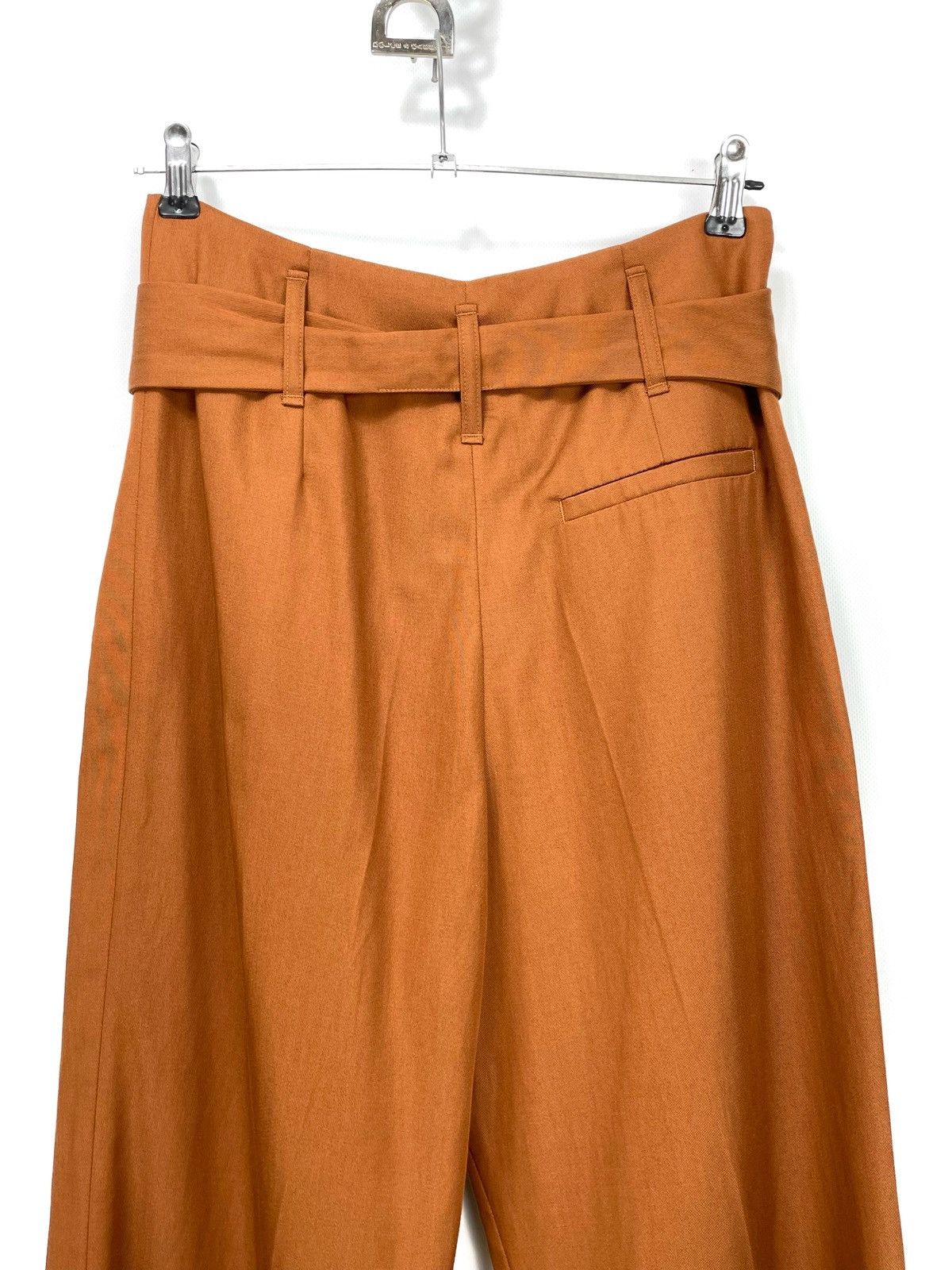 Sezane SÉZANE Pierre Wide Leg Trousers – Hazelnut – Size FR 36 Size 26" / US 2 / IT 38 - 8 Thumbnail