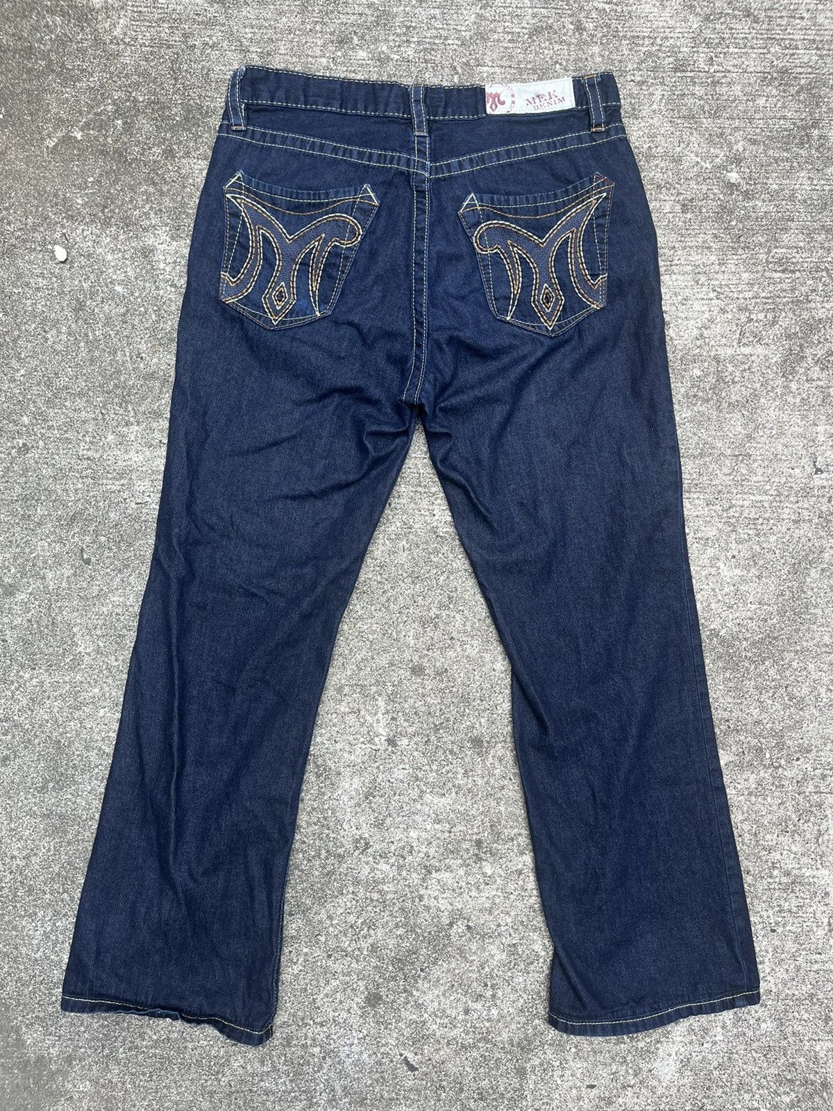 MEK × Mek Denim Vintage Y2K Flared Jeans Mek Denim Size US 34 / EU 50 - 1 Thumbnail