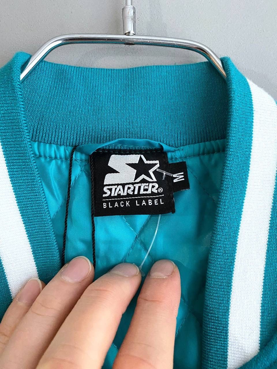 Majestic × Starter Starter Black Label Men's Wool Bomber College Team Jacket, Size M Size US M / EU 48-50 / 2 - 15 Thumbnail