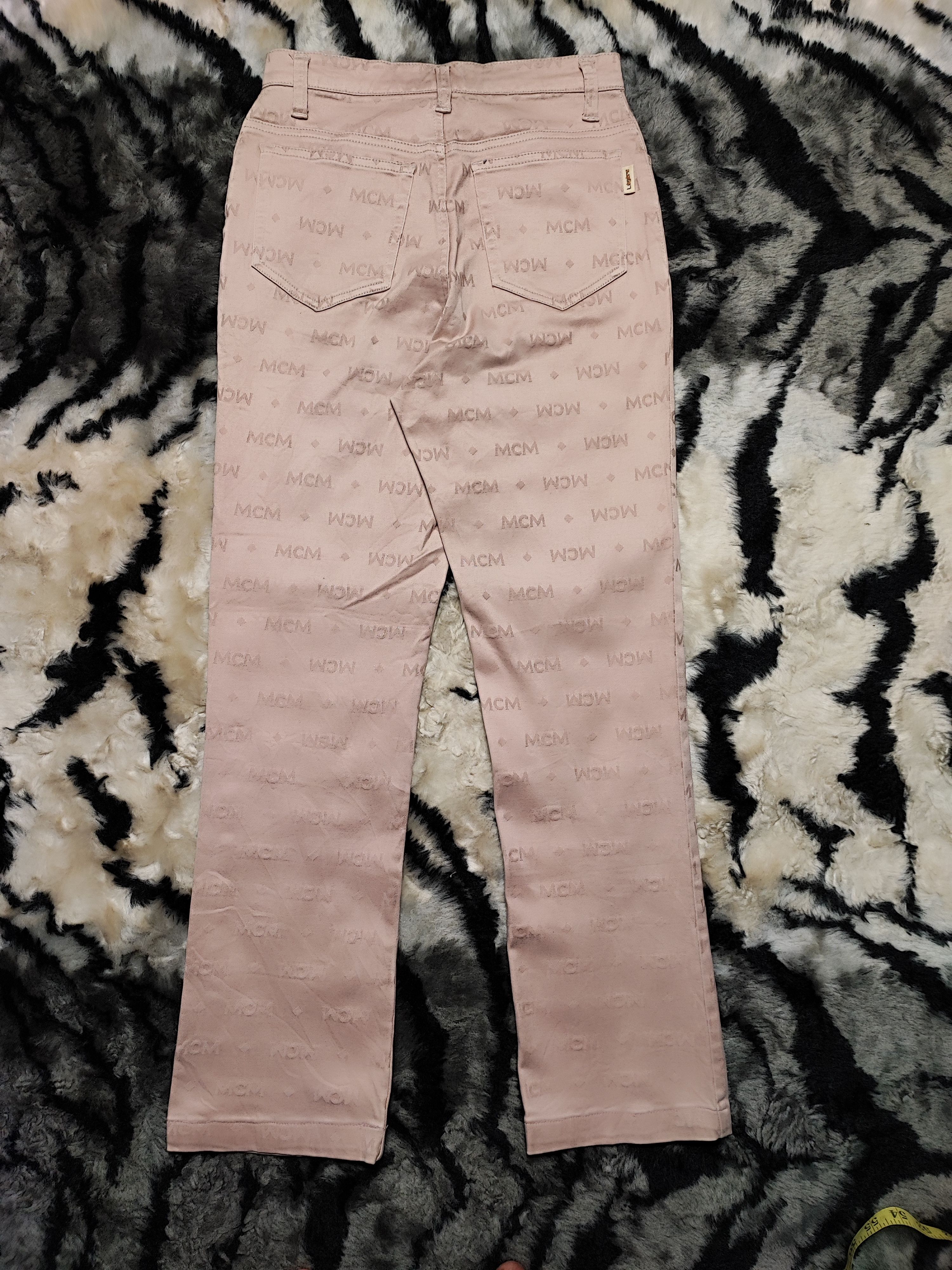 Jean × MCM MCM Jeans Rose Gold Fully Monogram Size 24" / US 00 / IT 34 - 7 Thumbnail