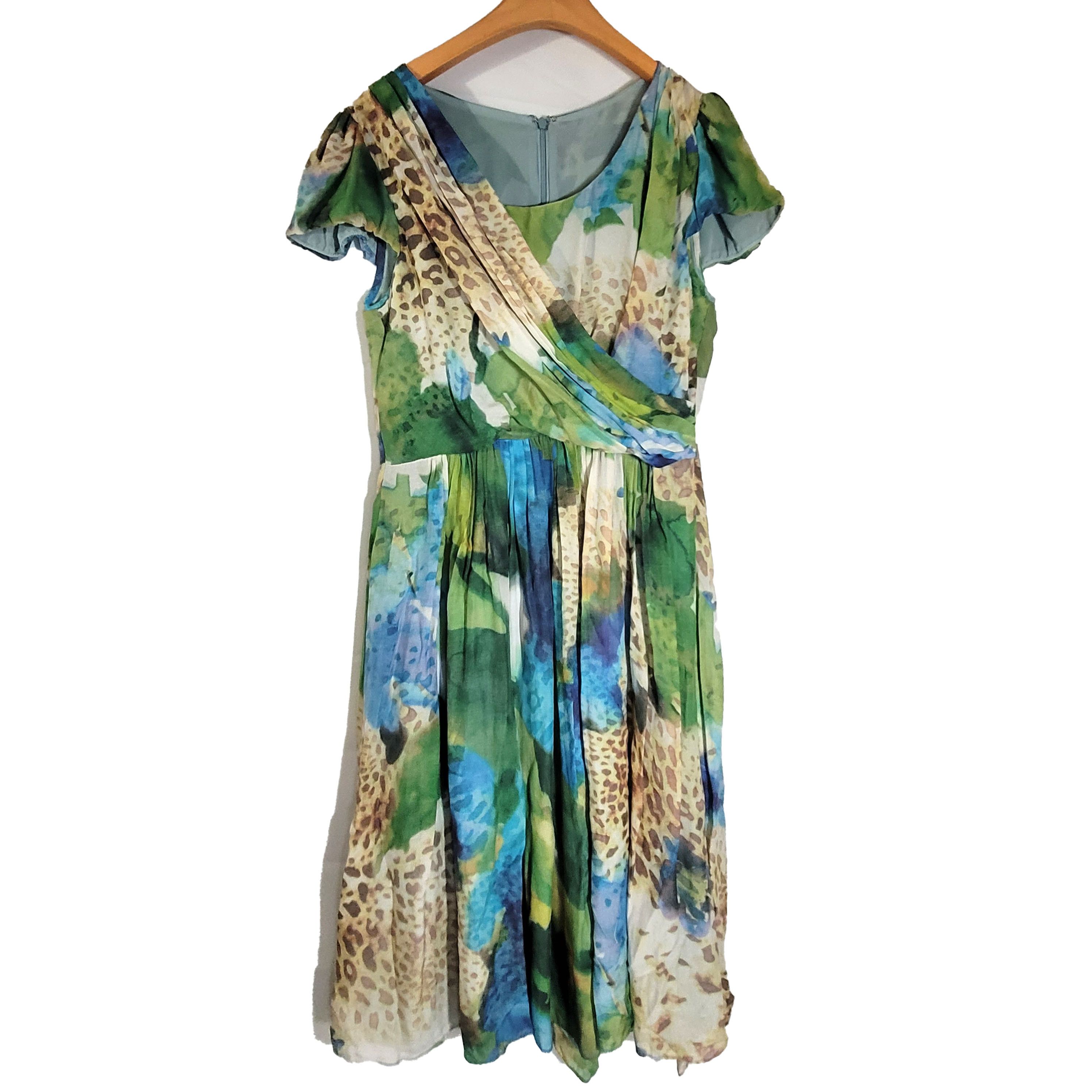 Other Women's Silk Size XS Short Sleeve Dress SBK126 Size XS / US 0-2 / IT 36-38 - 1 Thumbnail