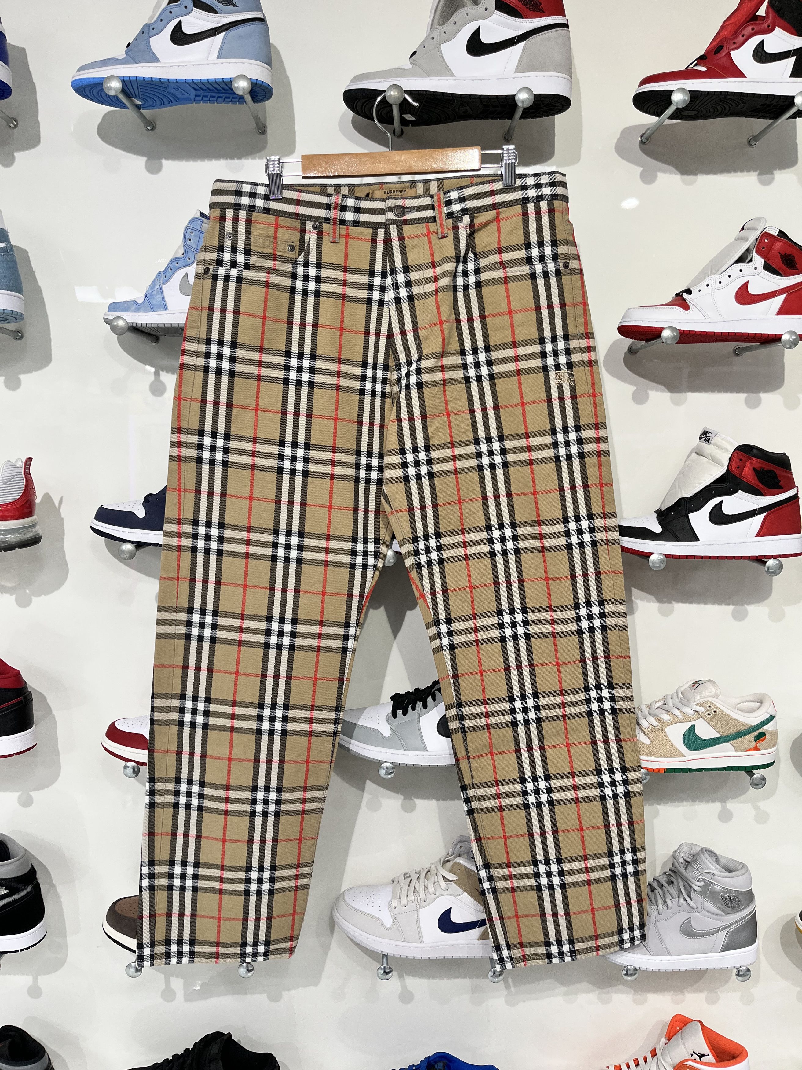 Burberry × Supreme Supreme x Burberry Regular Jean Beige | Grailed