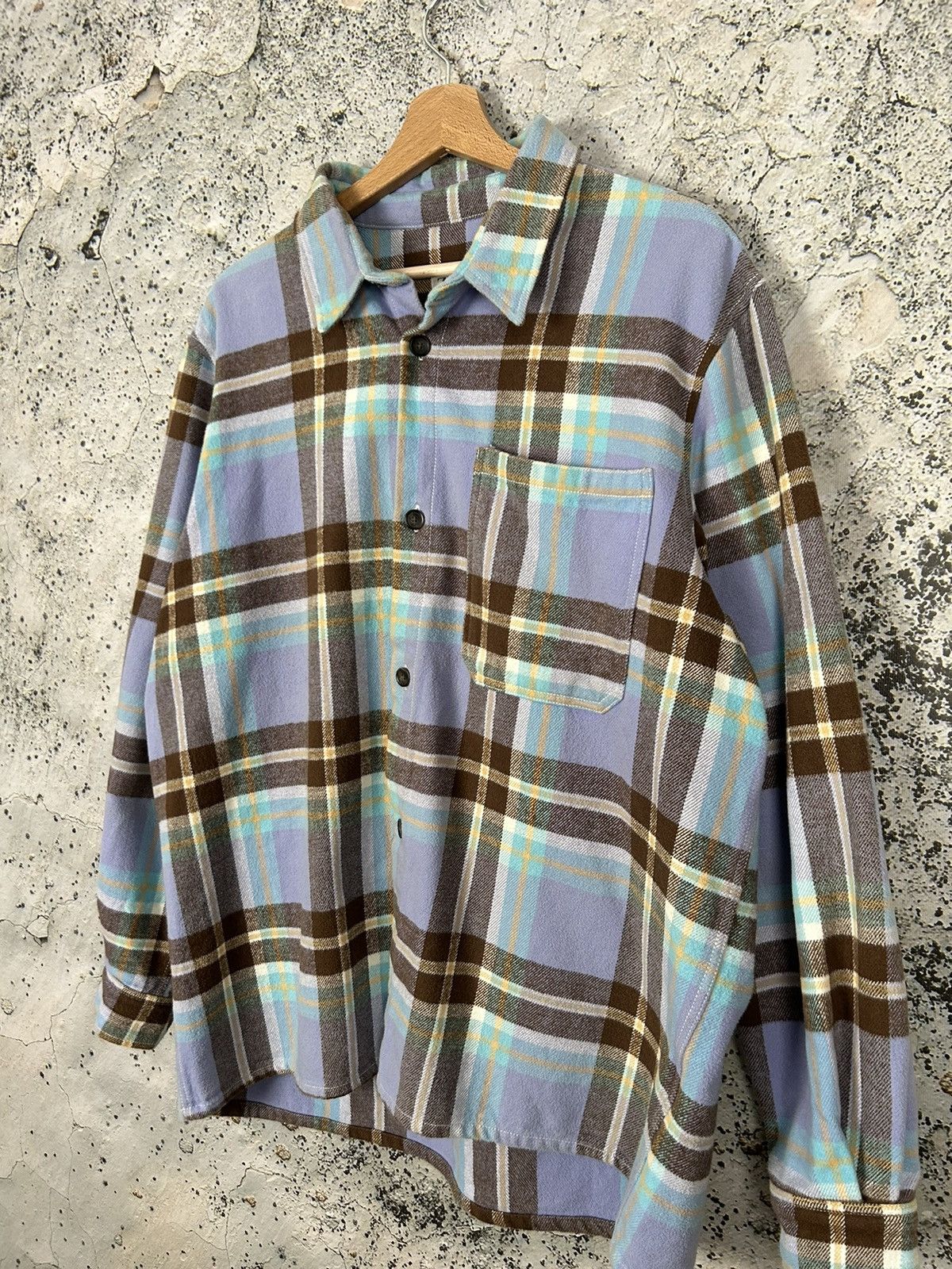 Zara Zara Purple Overshirt Streetwear Avant-garde Hype Size US L / EU 52-54 / 3 - 2 Thumbnail