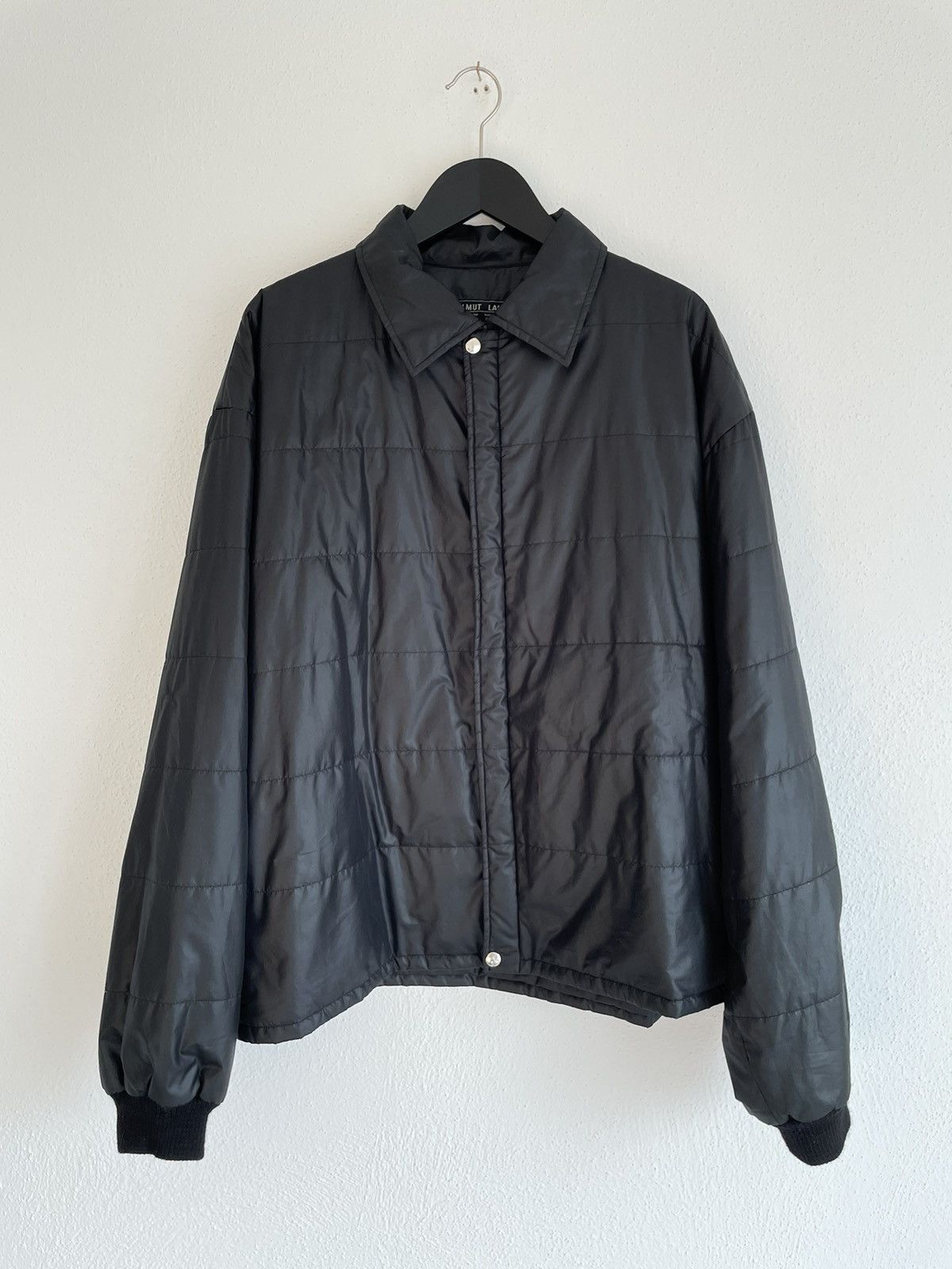 Pre-owned Helmut Lang 80's Vintage Padded Black Jacket