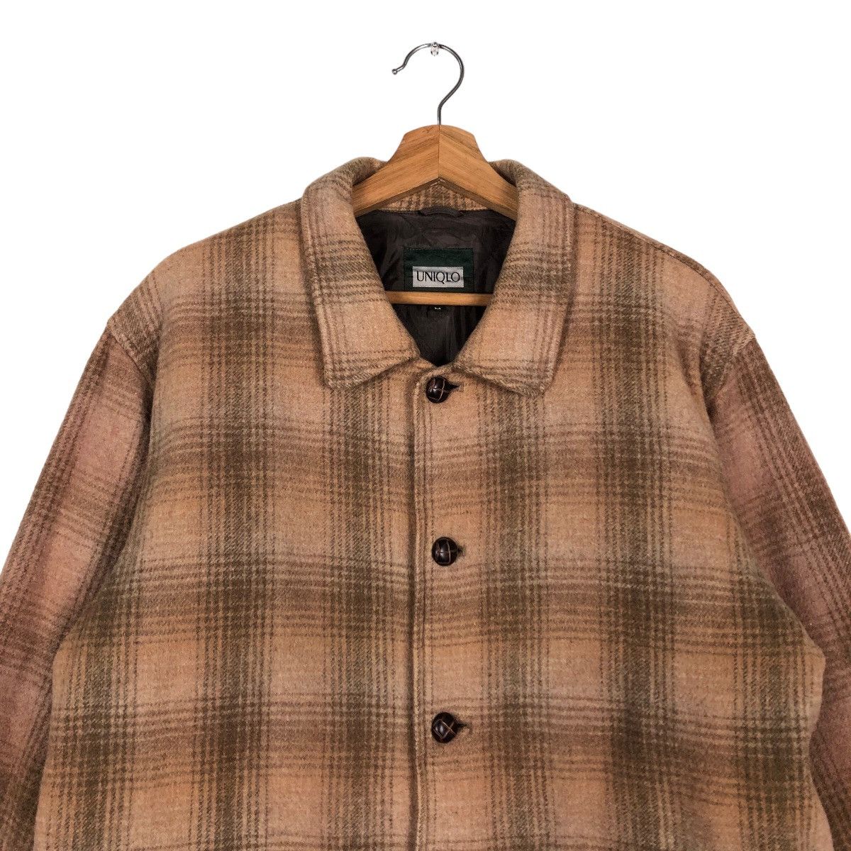 Japanese Brand Vintage Work Chore Jacket Uniqlo Issey Miyake Tartan Design Size US M / EU 48-50 / 2 - 3 Thumbnail