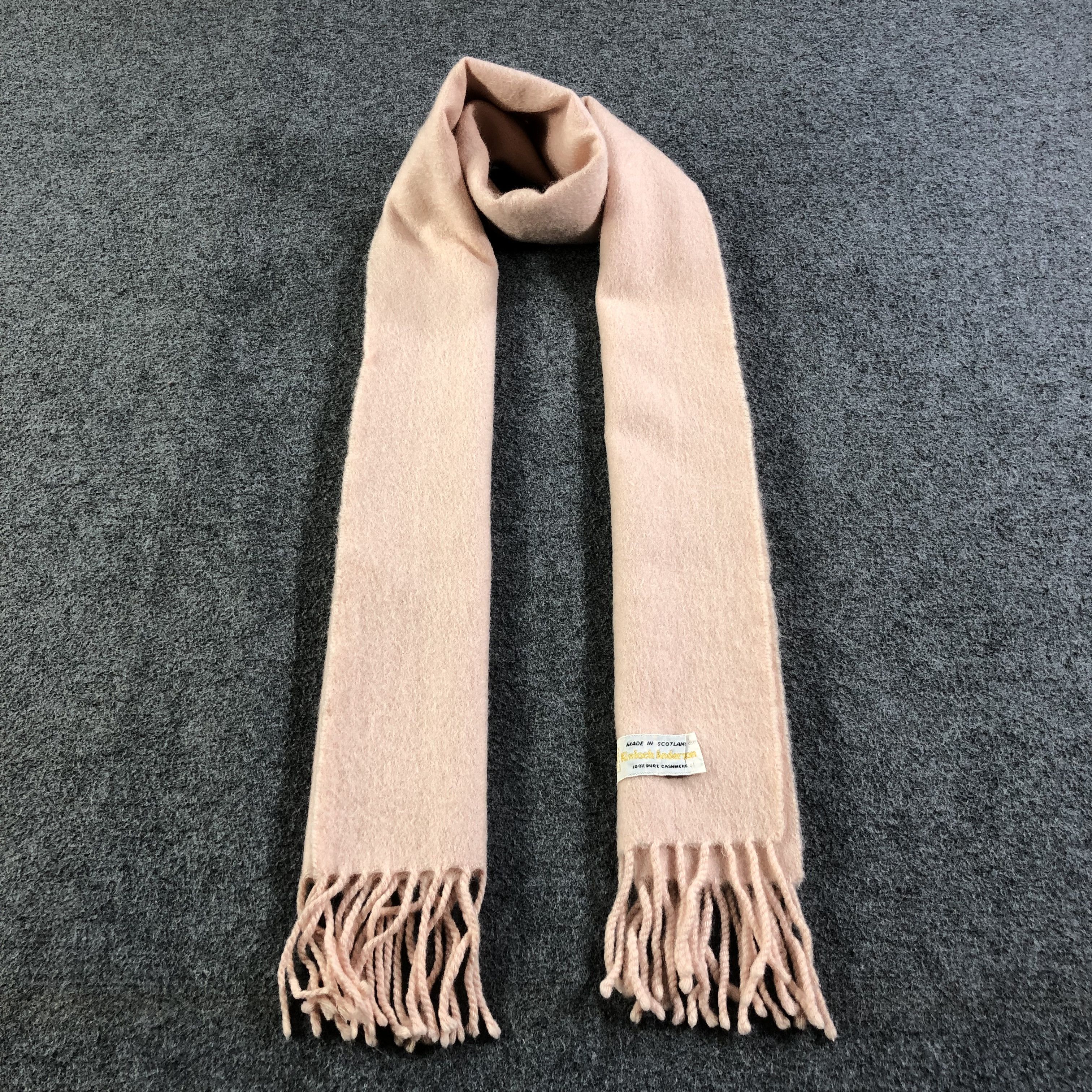 Vintage Kinloch Anderson Cashmere Scarf Muffler V1255 Size ONE SIZE - 1 Thumbnail