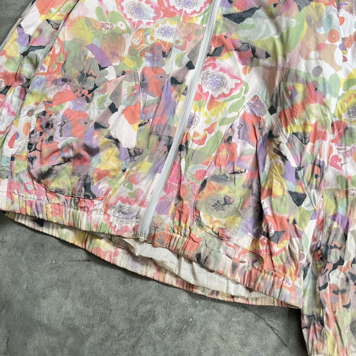 Issey Miyake 90s Frabois by Issey Miyake Printed Zip up Jacket Size US M / EU 48-50 / 2 - 4 Thumbnail