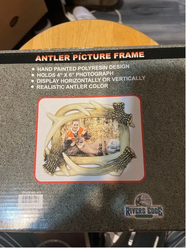 Other Rivers Edge Antler Picture Frame One Size Beige Brown Size ONE SIZE - 3 Thumbnail