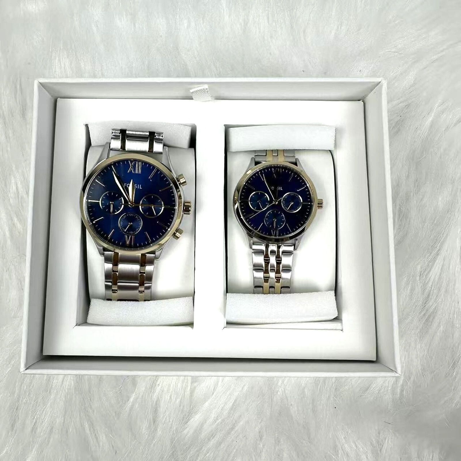 Fossil Fossil Fenmore Multifunction Two-Tone Stainless Steel Watch Size ONE SIZE - 2 Thumbnail