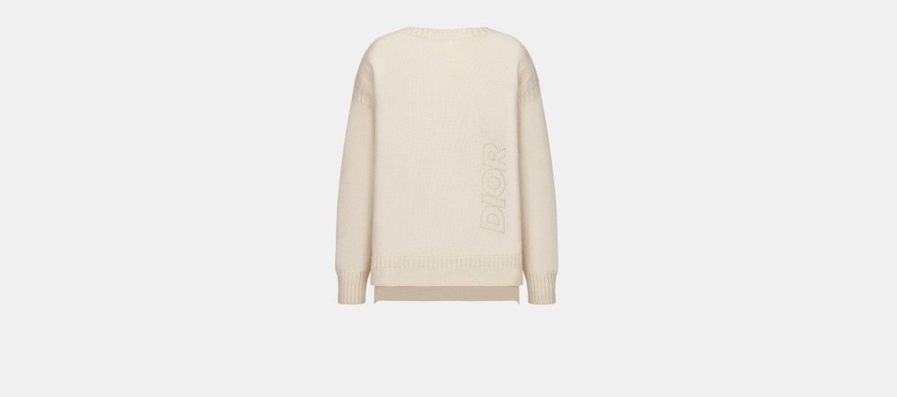 Dior o1w1db10824 Sweater in White Size US S / EU 44-46 / 1 - 1 Thumbnail