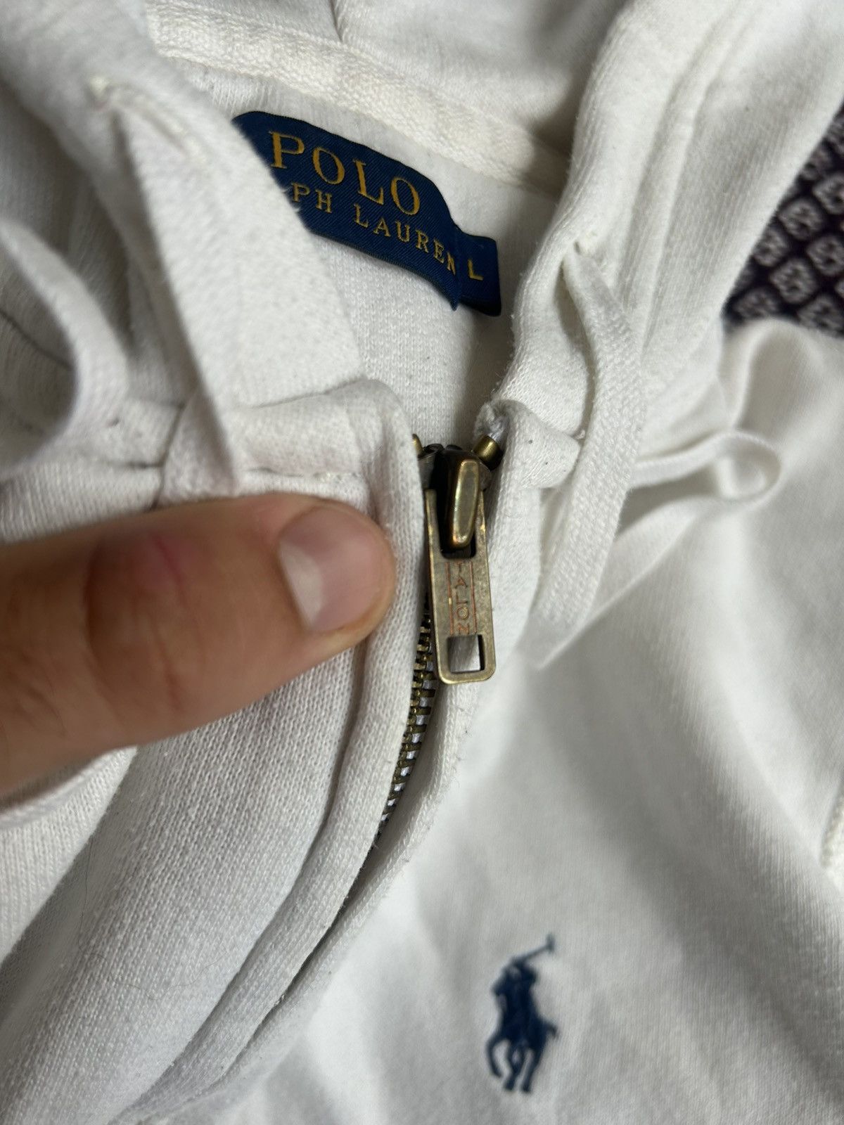 Polo Ralph Lauren Vintage Polo Ralph Lauren Zip Hoodie Talon Streetwear Size L Size L / US 10 / IT 46 - 7 Thumbnail