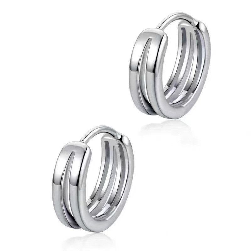 Jewelry Matchless Earrings One Pairs Chrome Jewelry Size ONE SIZE - 5 Thumbnail