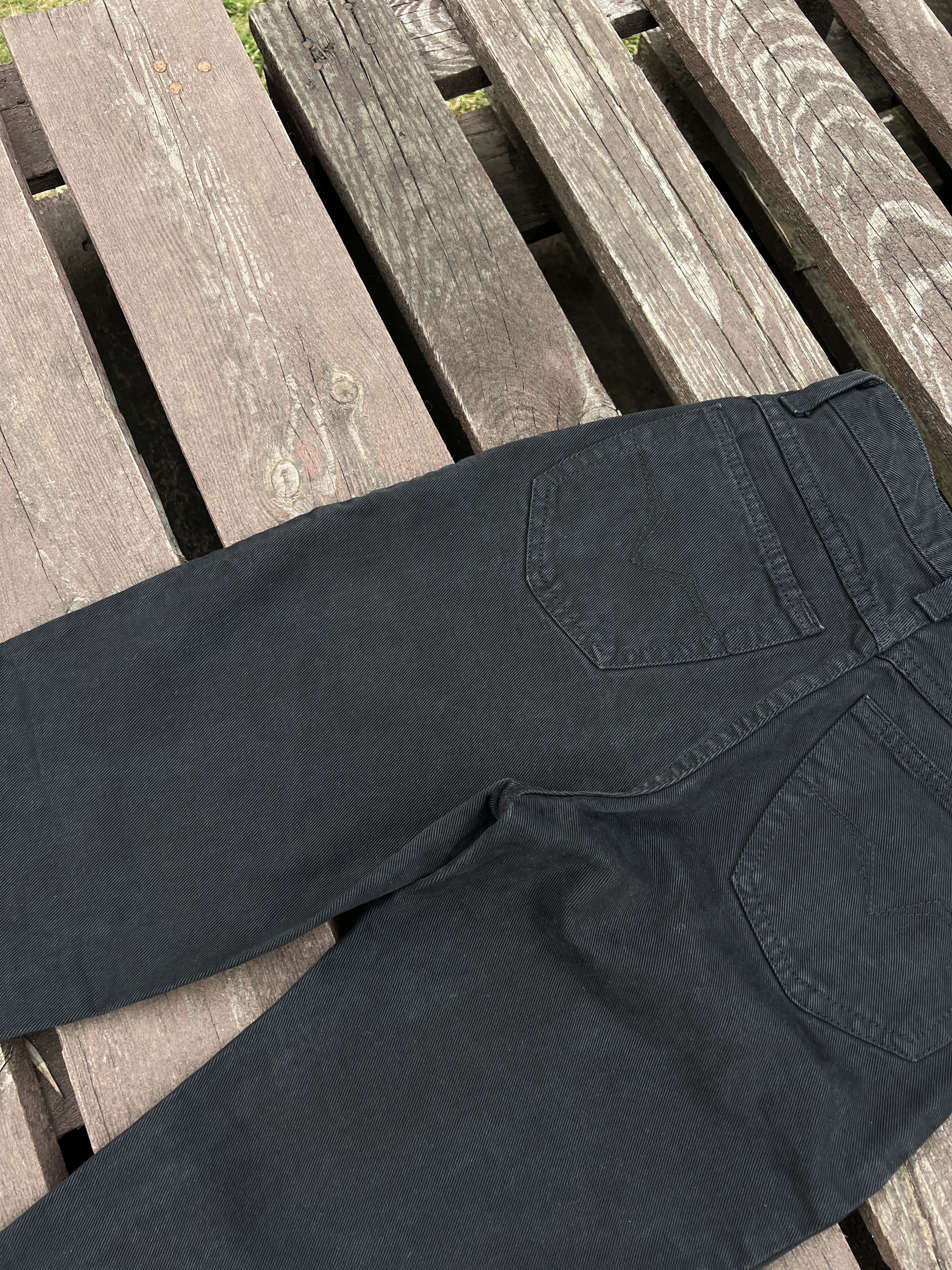 Versace Versace Jeans Couture 90s Vintage Denim Black Jeans Size 24" / US 00 / IT 34 - 7 Thumbnail