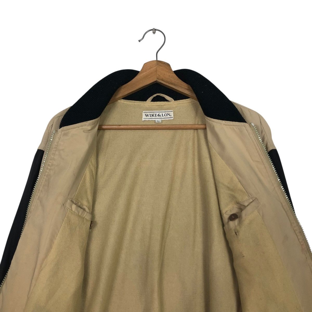 Japanese Brand 🔥VINTAGE BOMBER JACKET WIKE & LON BIG LOGO ISSEY MIYAKE Size US L / EU 52-54 / 3 - 16 Thumbnail