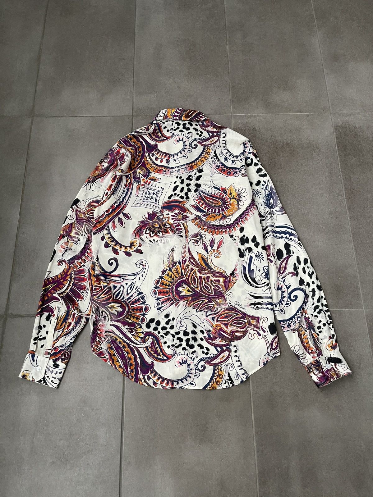 Just Cavalli !DS! AW22 Just Cavalli Paisley Viscose Shirt Size US S / EU 44-46 / 1 - 13 Thumbnail