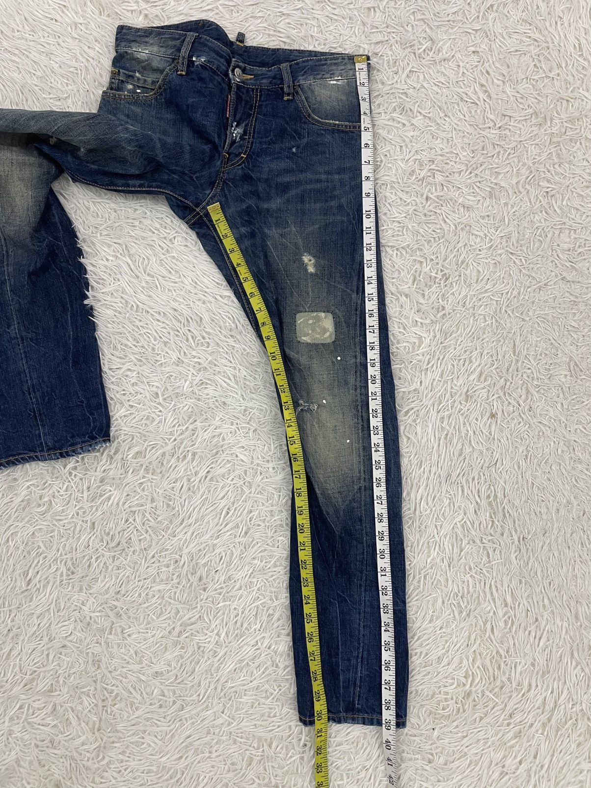 Dsquared2 Dsquared2 Distress & Twist Leg Style Jeans Pant Size US 34 / EU 50 - 13 Thumbnail