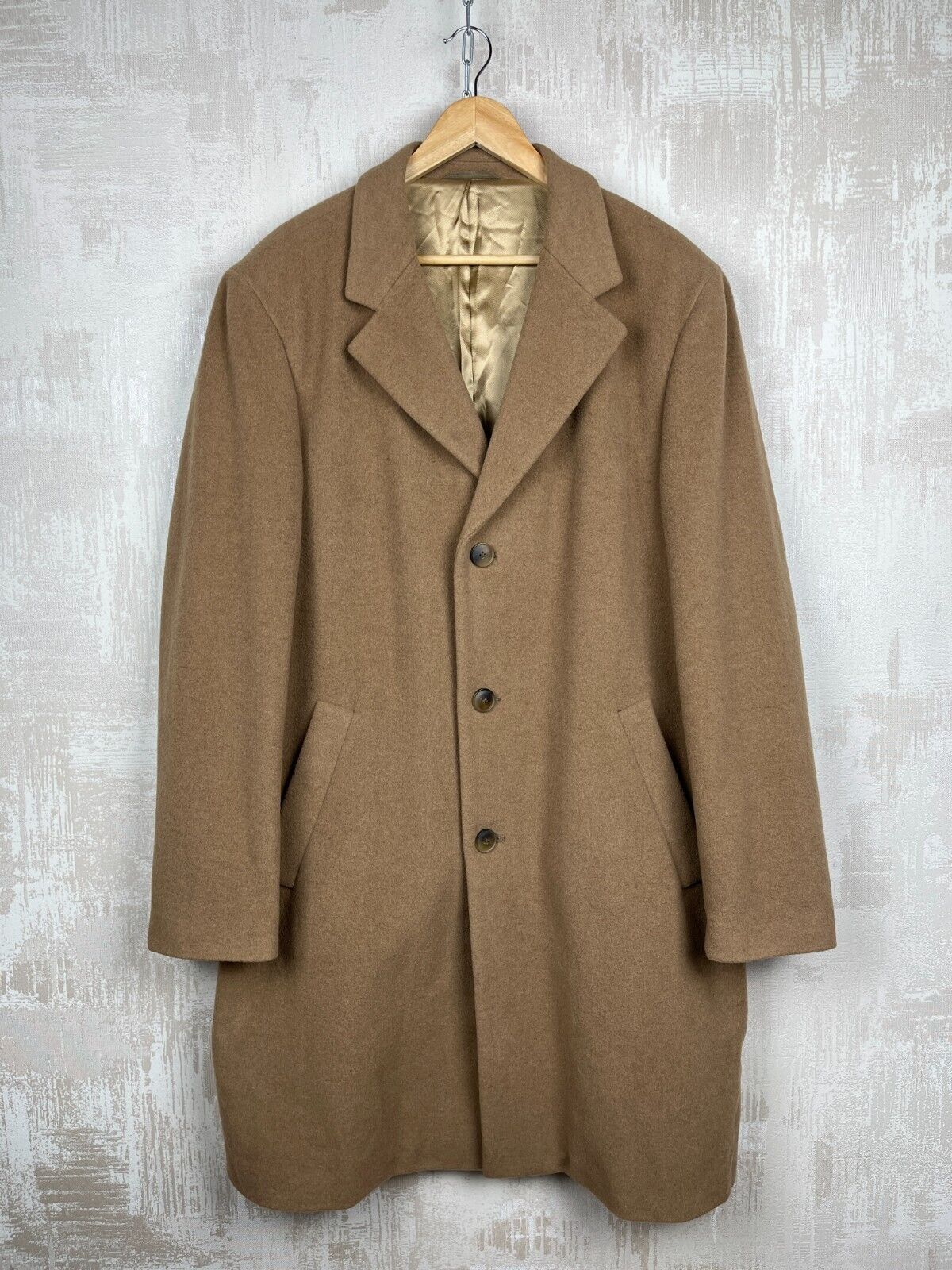 Aldo ALDO COLITTI Tessuti di Fabio Bertone Wool Cashmere Coat Size US XL / EU 56 / 4 - 2 Thumbnail