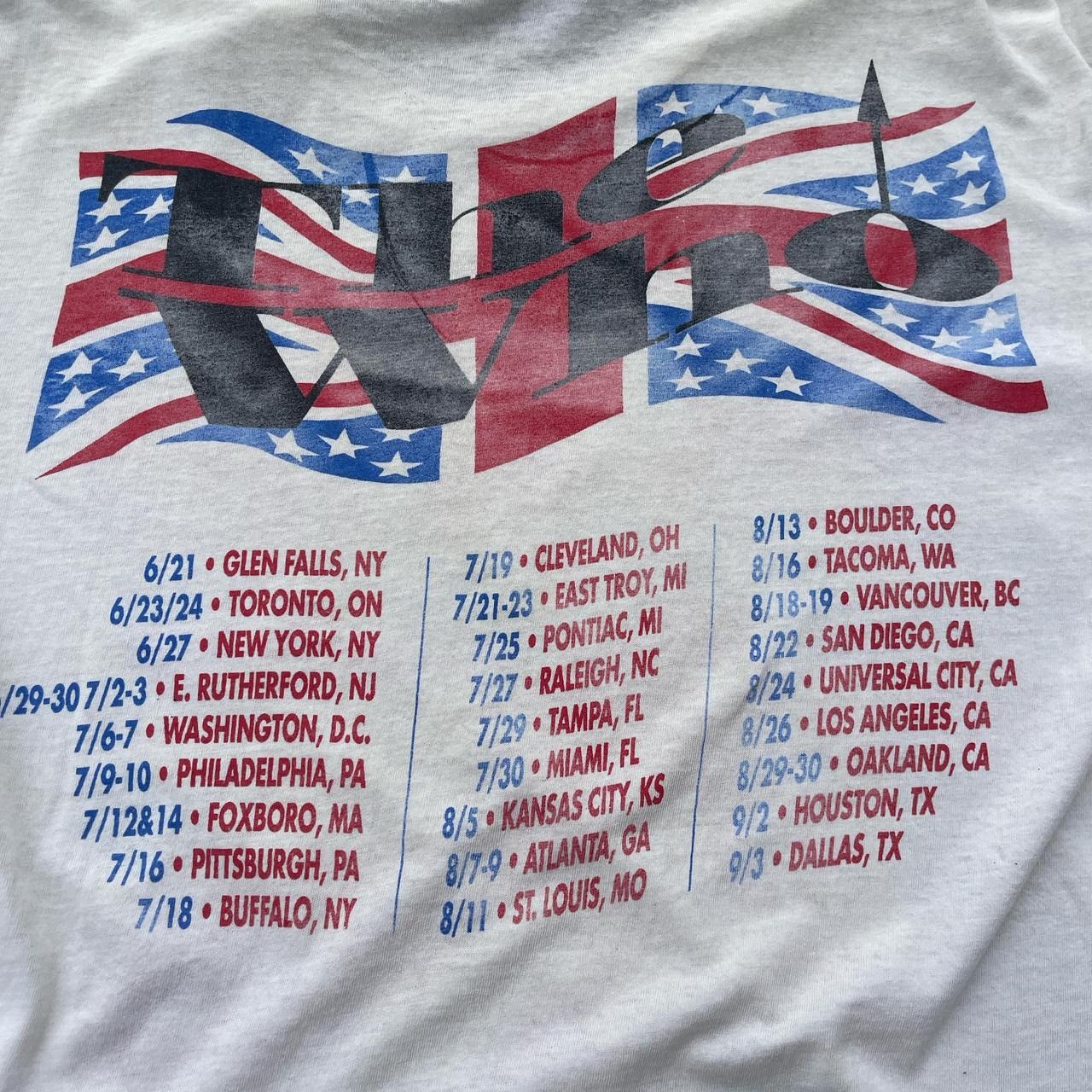 Vintage Vintage 80s the who the kids are alright tour tee Size US XL / EU 56 / 4 - 6 Thumbnail