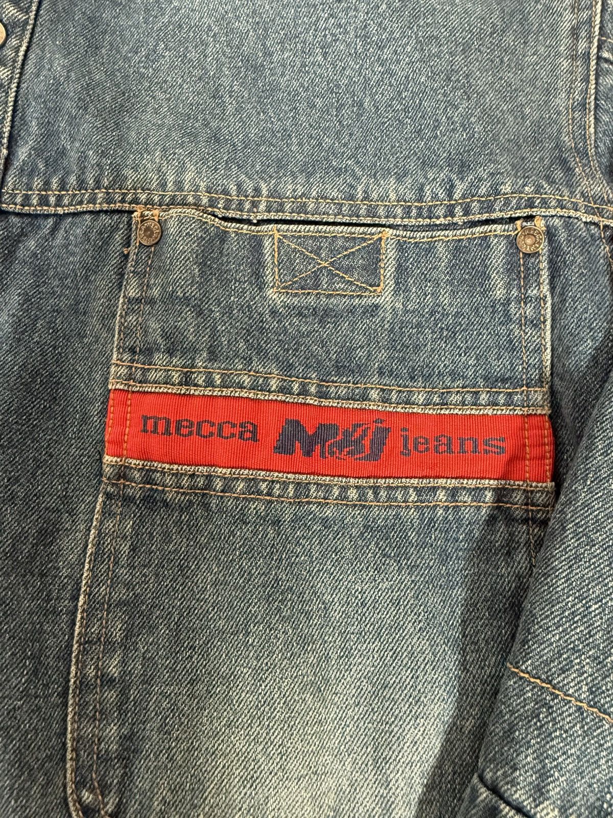 Mecca Y2K Mecca Jeans Denim Embroidery Jacket Size US L / EU 52-54 / 3 - 5 Thumbnail