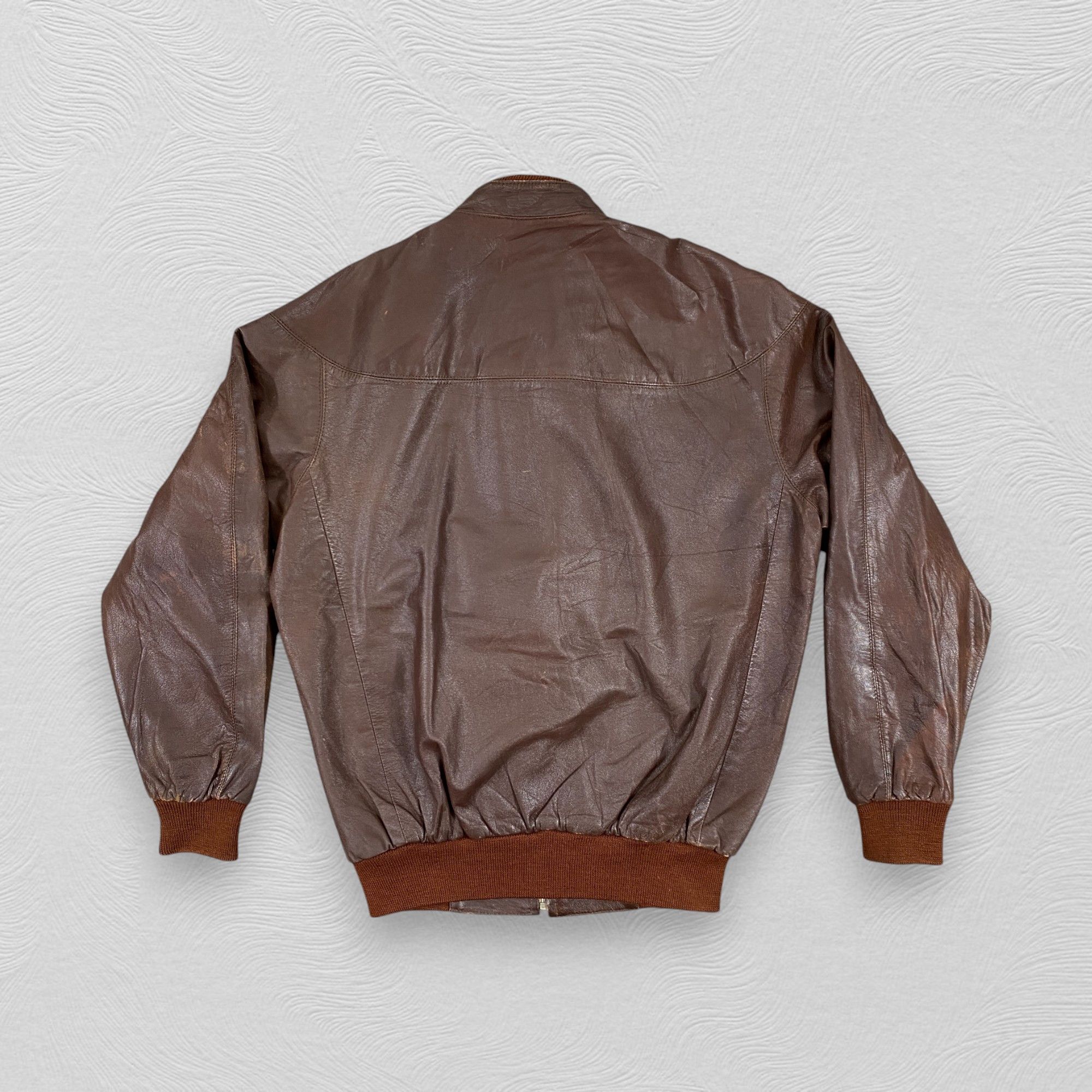 Avirex Vintage Leather Bomber Avirex Style Jacket- J421 Size US L / EU 52-54 / 3 - 3 Thumbnail