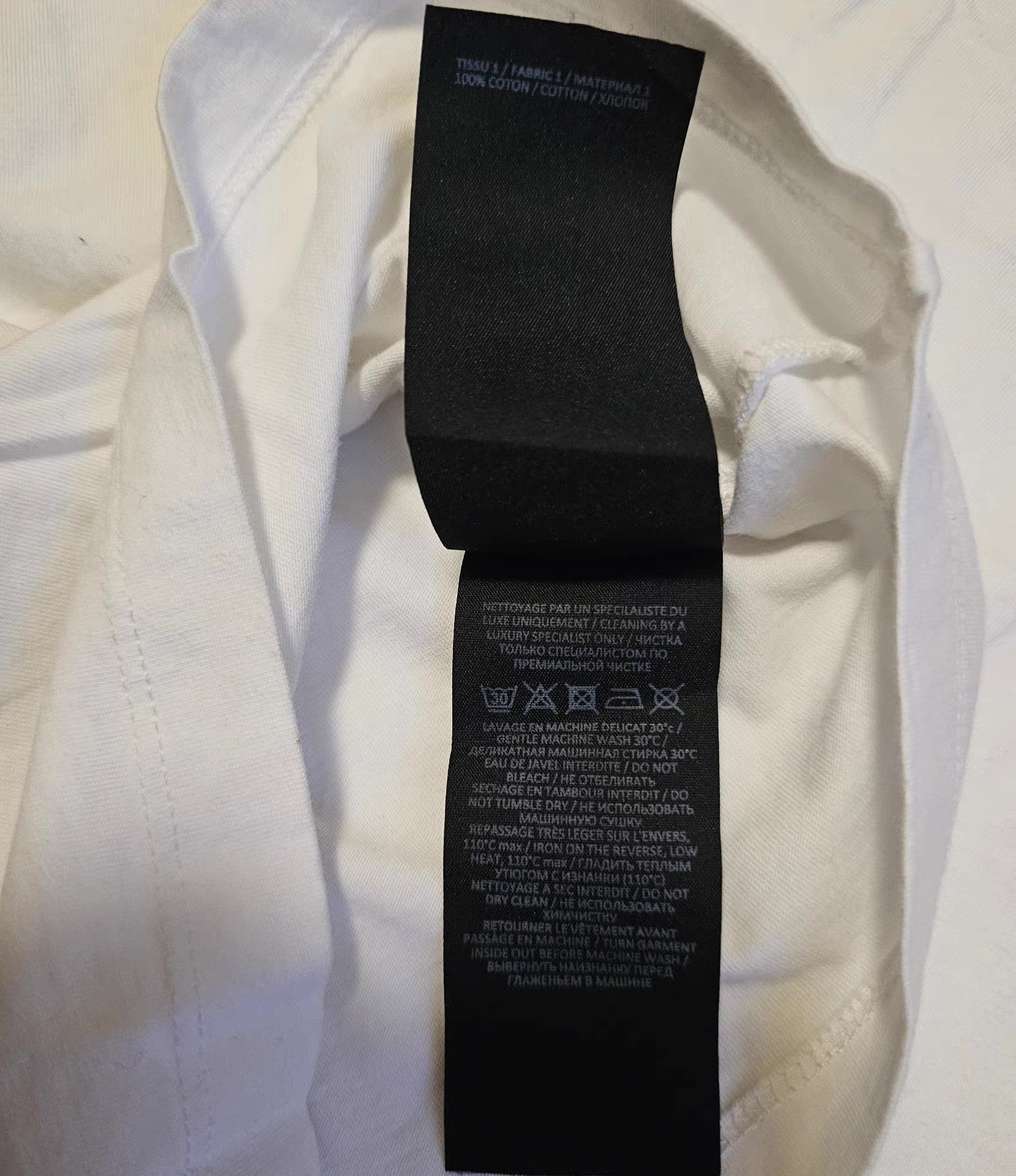 Balmain Balmain White Short Sleeve T-shirt Size US L / EU 52-54 / 3 - 6 Thumbnail