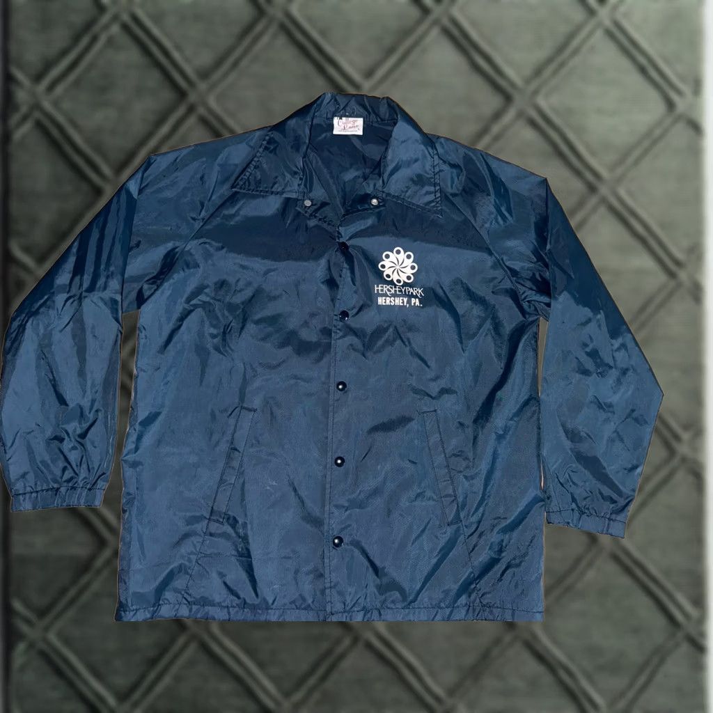 Vintage VINTAGE Hershey Park College Lane Button-Down Jacket Navy Blue Boy? Size US L / EU 52-54 / 3 - 1 Thumbnail