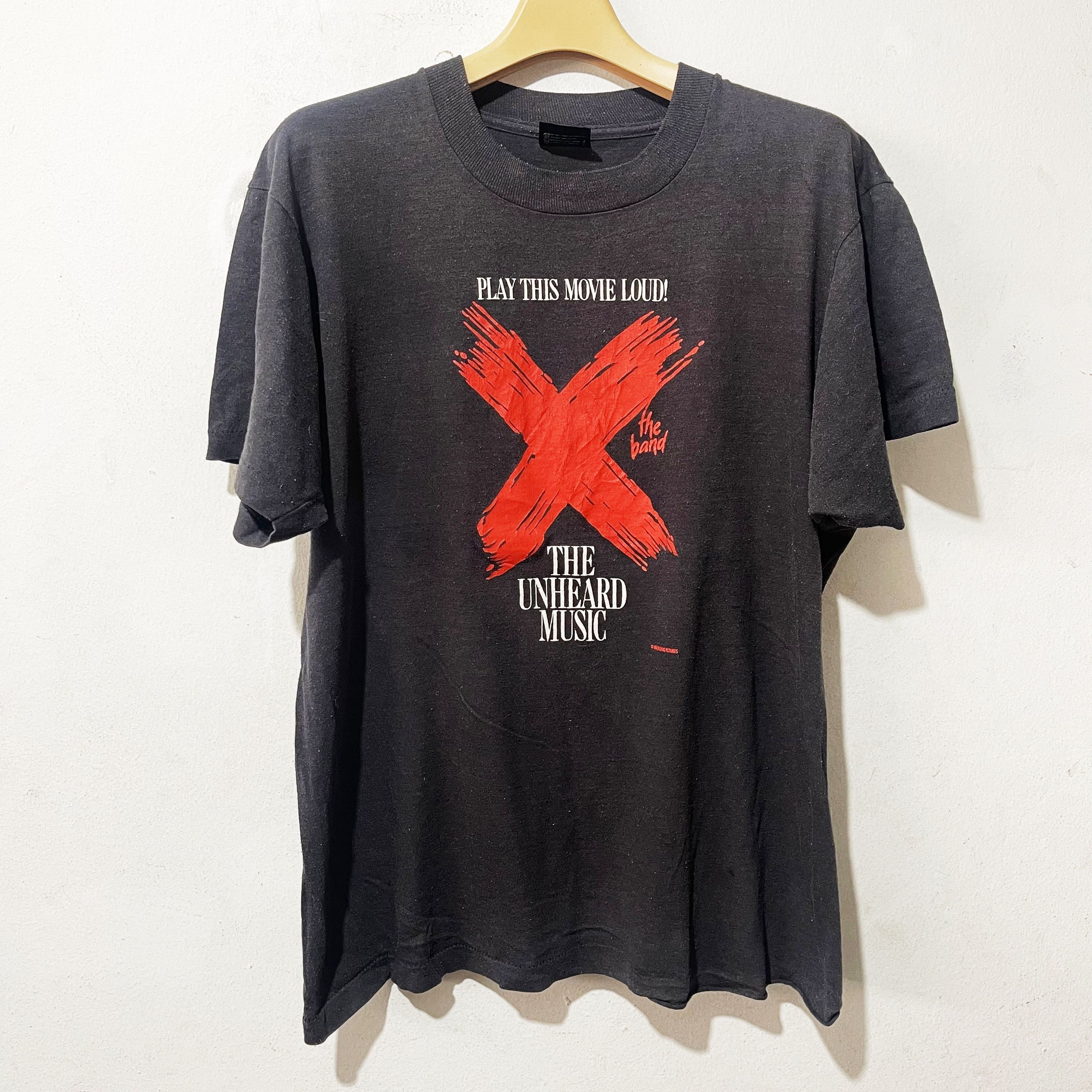Band Tees × Vintage Vintage 1986 X Play This Movie Loud The Unheard Music Tee Size US L / EU 52-54 / 3 - 1 Thumbnail