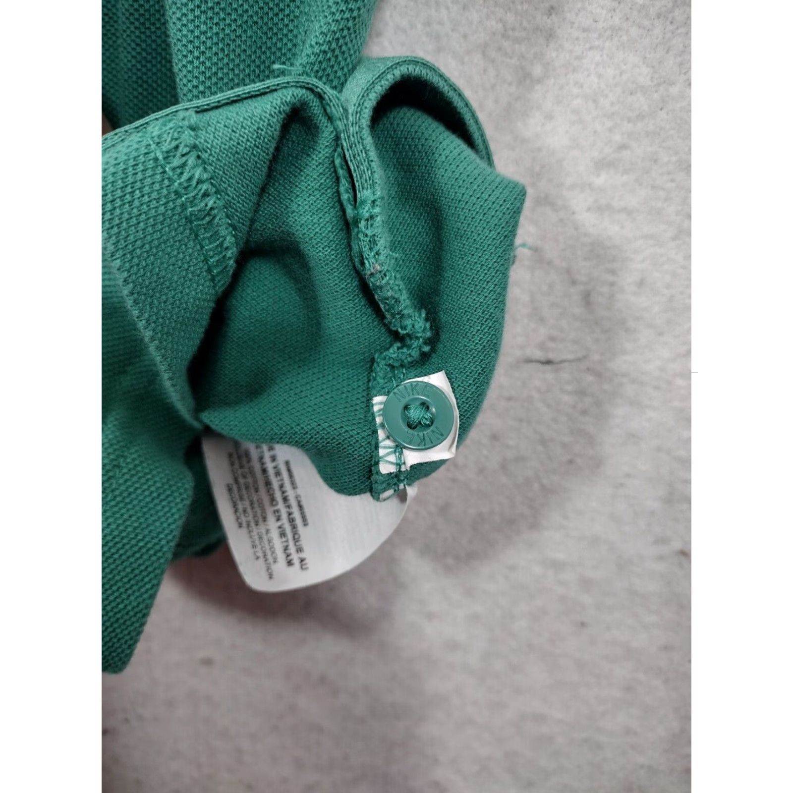 Nike Nike Shirt Mens Small Green Polo Short Sleeve Spellout Swoosh Size US S / EU 44-46 / 1 - 6 Thumbnail