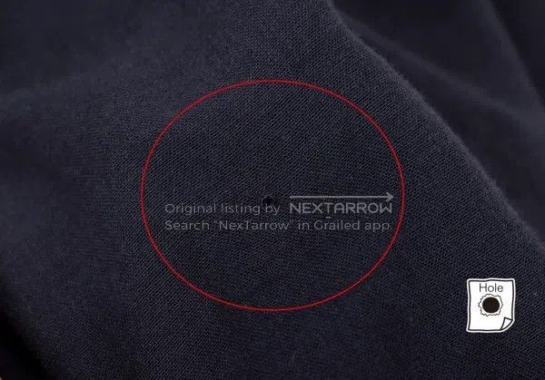 Comme des Garcons Comme Des Garcons size S Navy Blue Vintage Knot Design Hal Size 22" - 8 Thumbnail