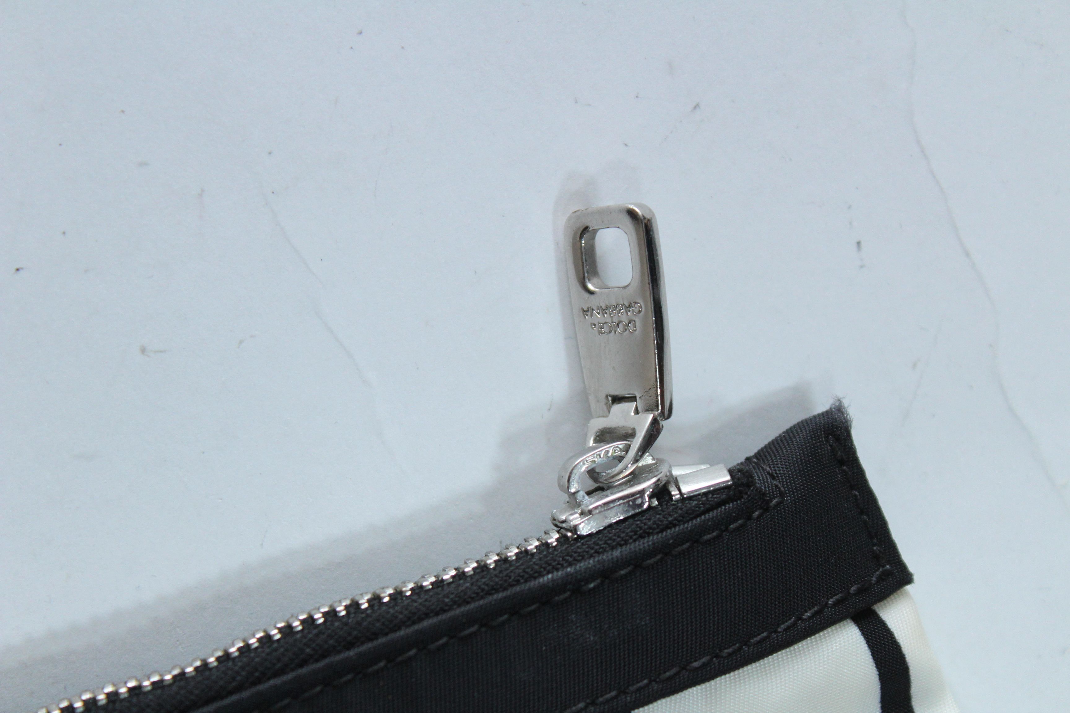 Dolce & Gabbana Dolce & Gabbana "The King of Love" Striped Pouch Bag Size ONE SIZE - 9 Thumbnail