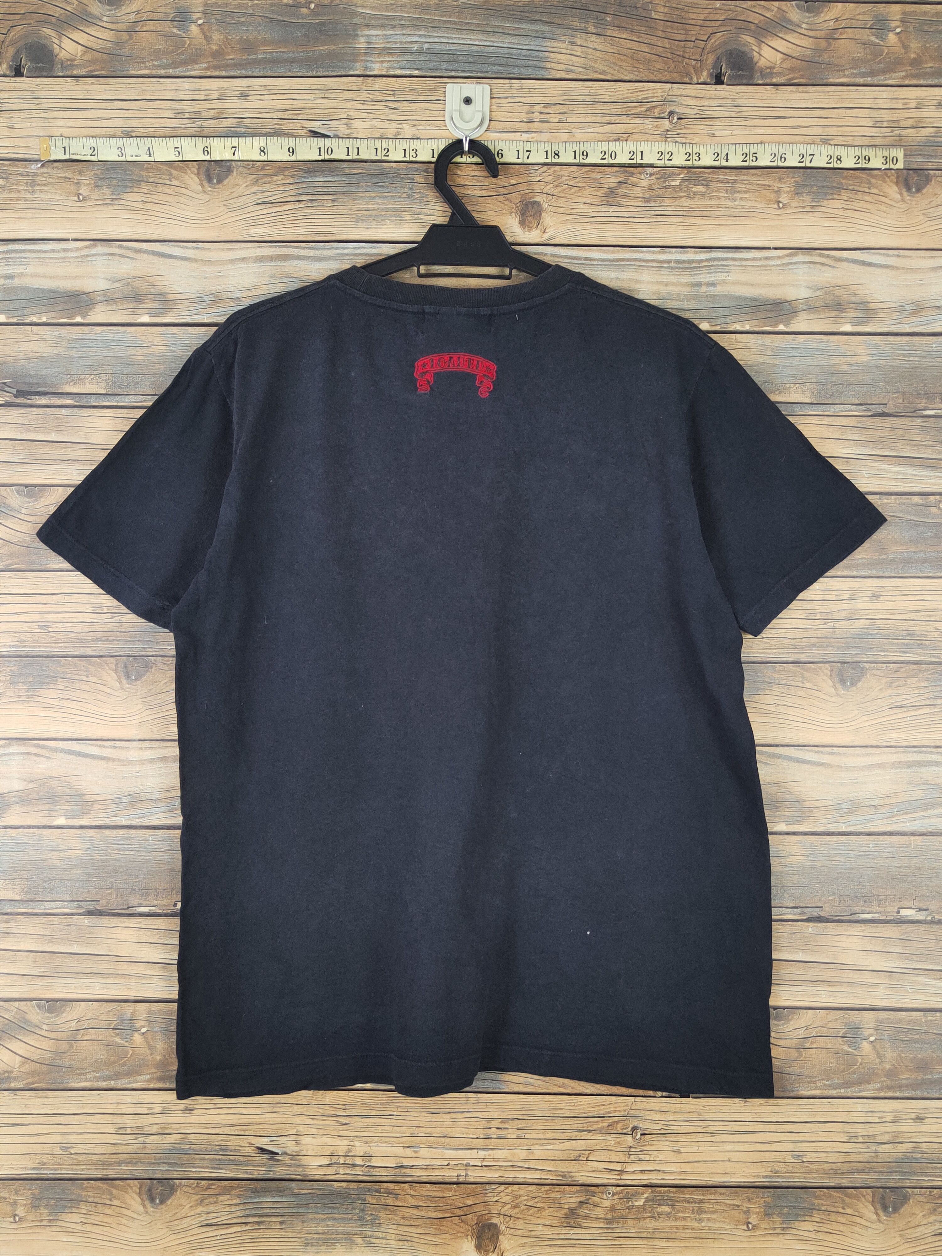 Japanese Brand DL Loaded Black Short Sleeve T-shirt #637 Size US L / EU 52-54 / 3 - 7 Thumbnail