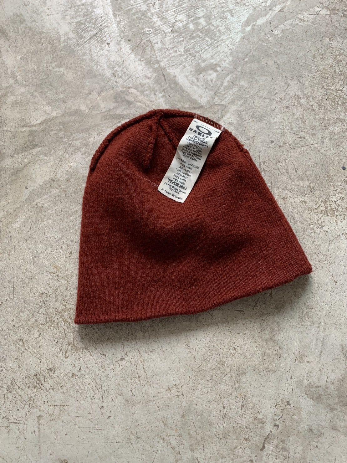 Oakley 🍣 Vintage Y2k Salmon Oakley Beanie Size ONE SIZE - 5 Thumbnail