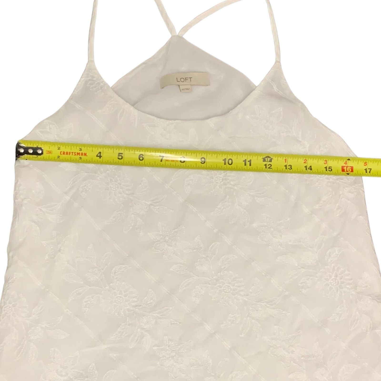 Loft Vintage Loft Embroidered Floral Cami Top | Women's XS Size XS / US 0-2 / IT 36-38 - 6 Thumbnail