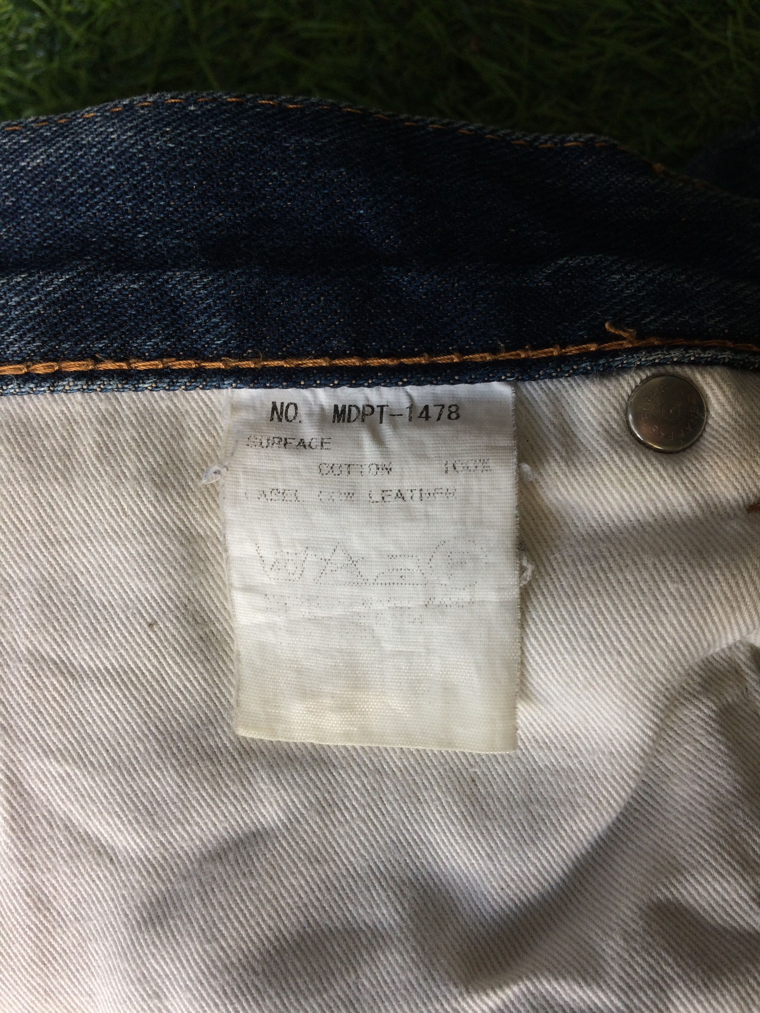 Japanese Brand Distressed Japanese Selvedge Denim #D-679 Size US 30 / EU 46 - 14 Thumbnail