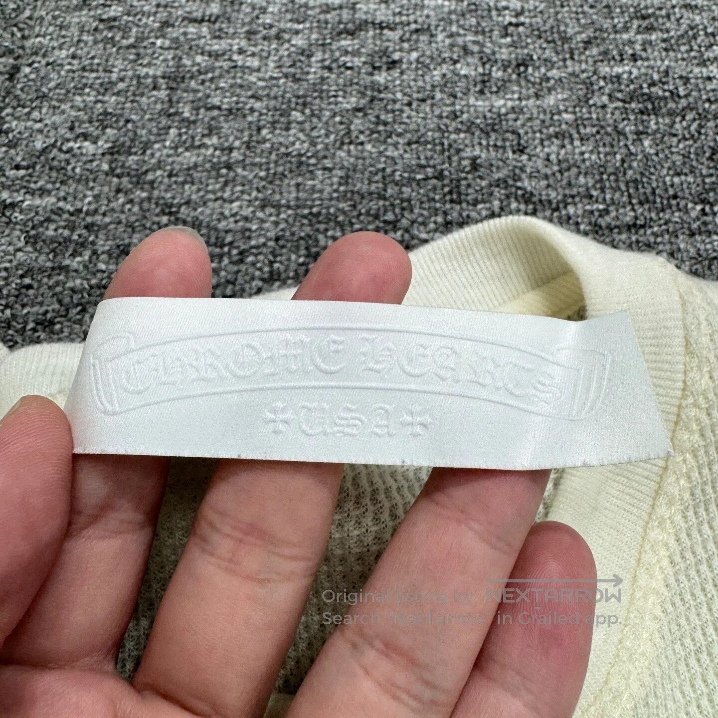 Chrome Hearts CHROME HEARTS Embroidered Sanskrit-style woolen waffle sho Size US L / EU 52-54 / 3 - 4 Thumbnail