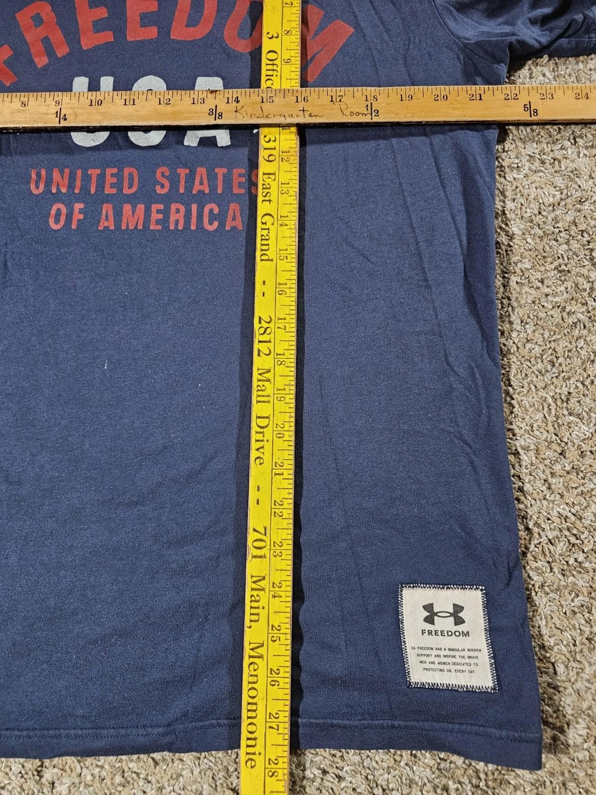 Under Armour Under Armour FREEDOM American Flag t-shirt Mens L Size US L / EU 52-54 / 3 - 5 Thumbnail