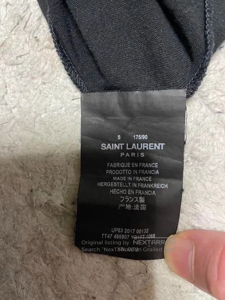Yves Saint Laurent Saint Laurent Printed Short Sleeve T-Shirt. Size US M / EU 48-50 / 2 - 3 Thumbnail
