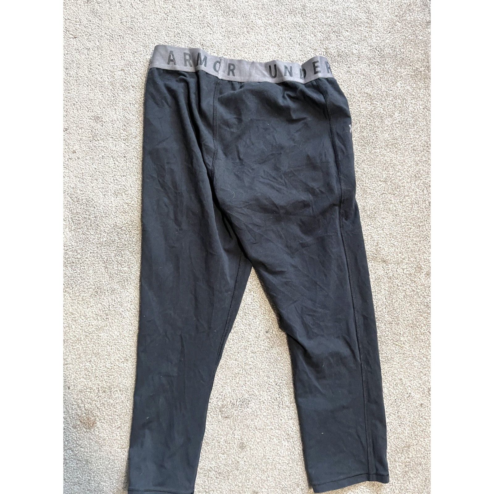 Under Armour VINTAGE Under armour Womens 1316142 016 UA Favorite Crop leggings XS Black Size 26" / US 2 / IT 38 - 3 Thumbnail