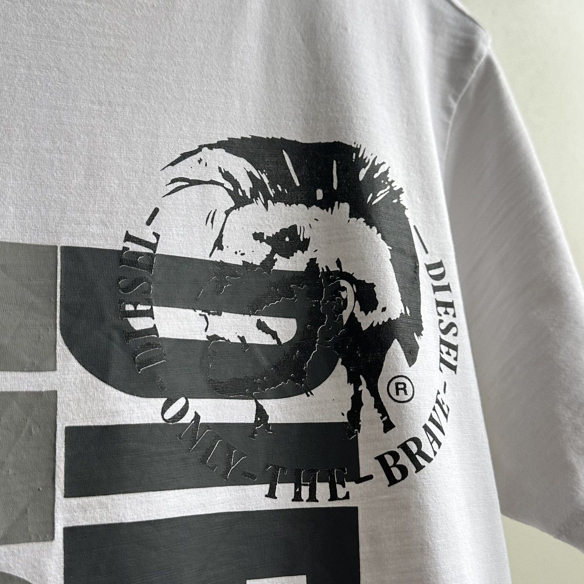 Diesel × Vintage VINTAGE Y2K DIESEL BIG LOGO TEE Size US L / EU 52-54 / 3 - 3 Thumbnail