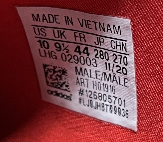 Adidas Adidas Originals NMD R1 Scarlet Red White H01916 Size US 10 / EU 43 - 8 Thumbnail