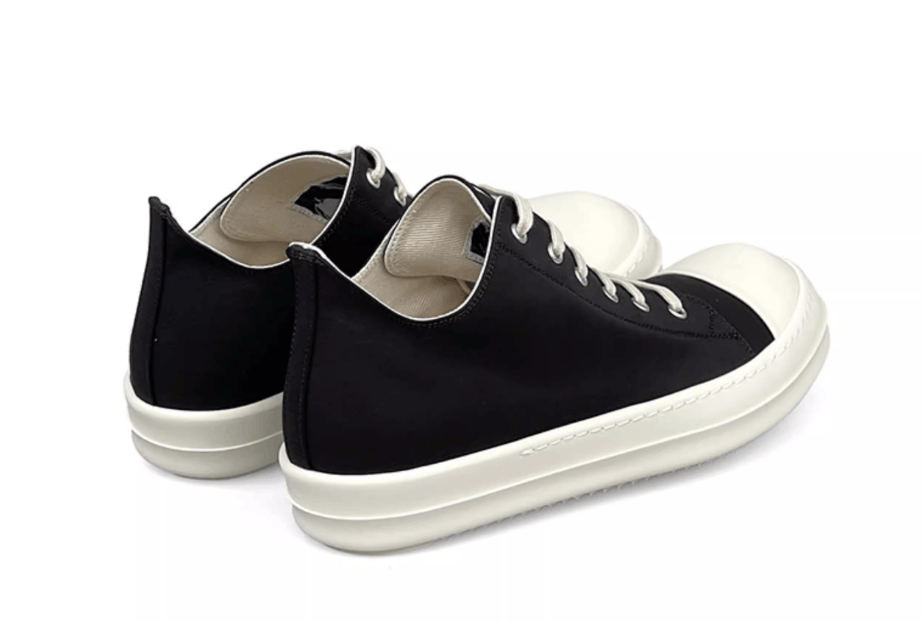 Rick Owens Drkshdw Rick Owens DRKSHDW Men's Canvas Low Top Sneakers Size US 10 / EU 43 - 4 Thumbnail