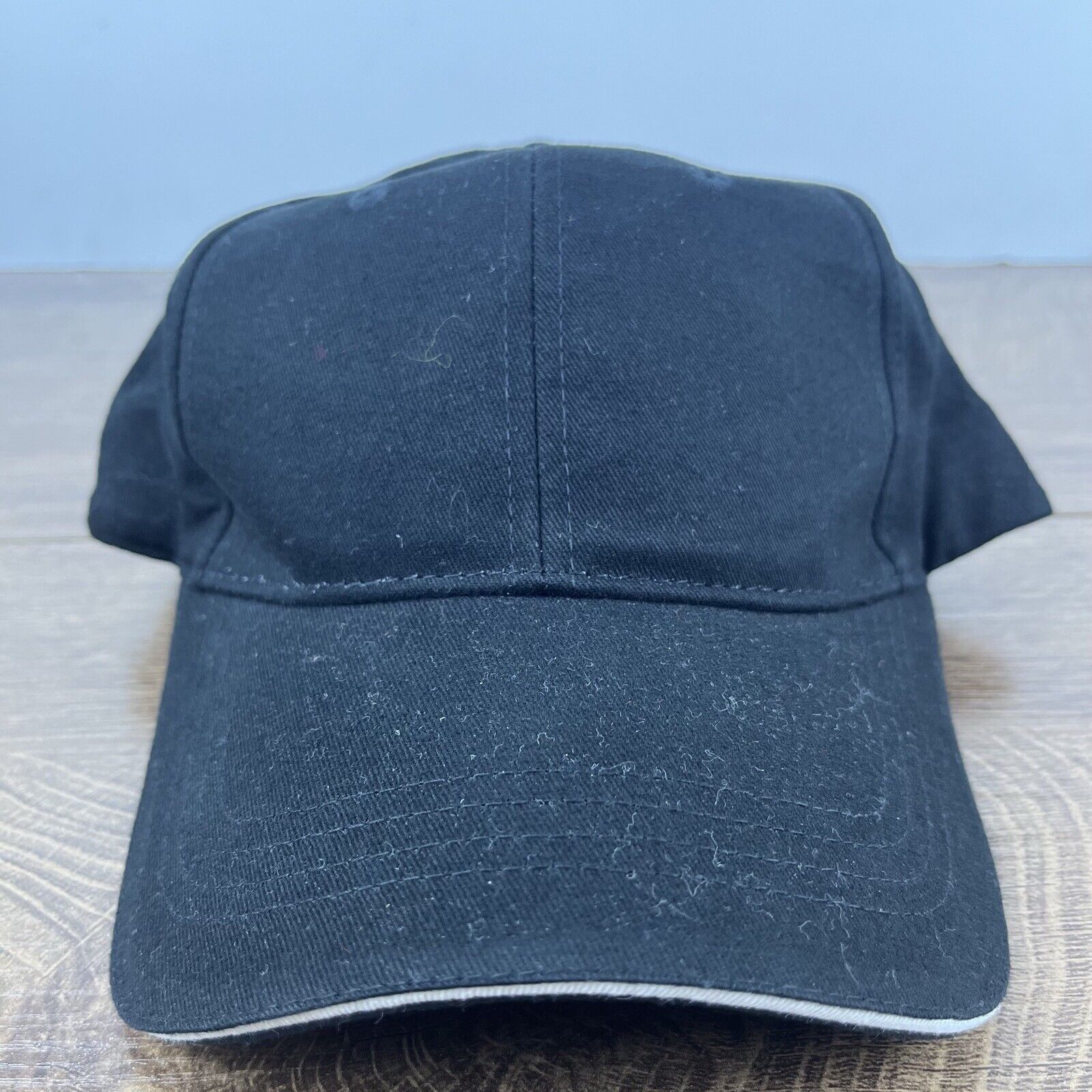 Other A Baseball Hat Black Cap Hat Adjustable Hat Black Adult Hat Size ONE SIZE - 1 Thumbnail